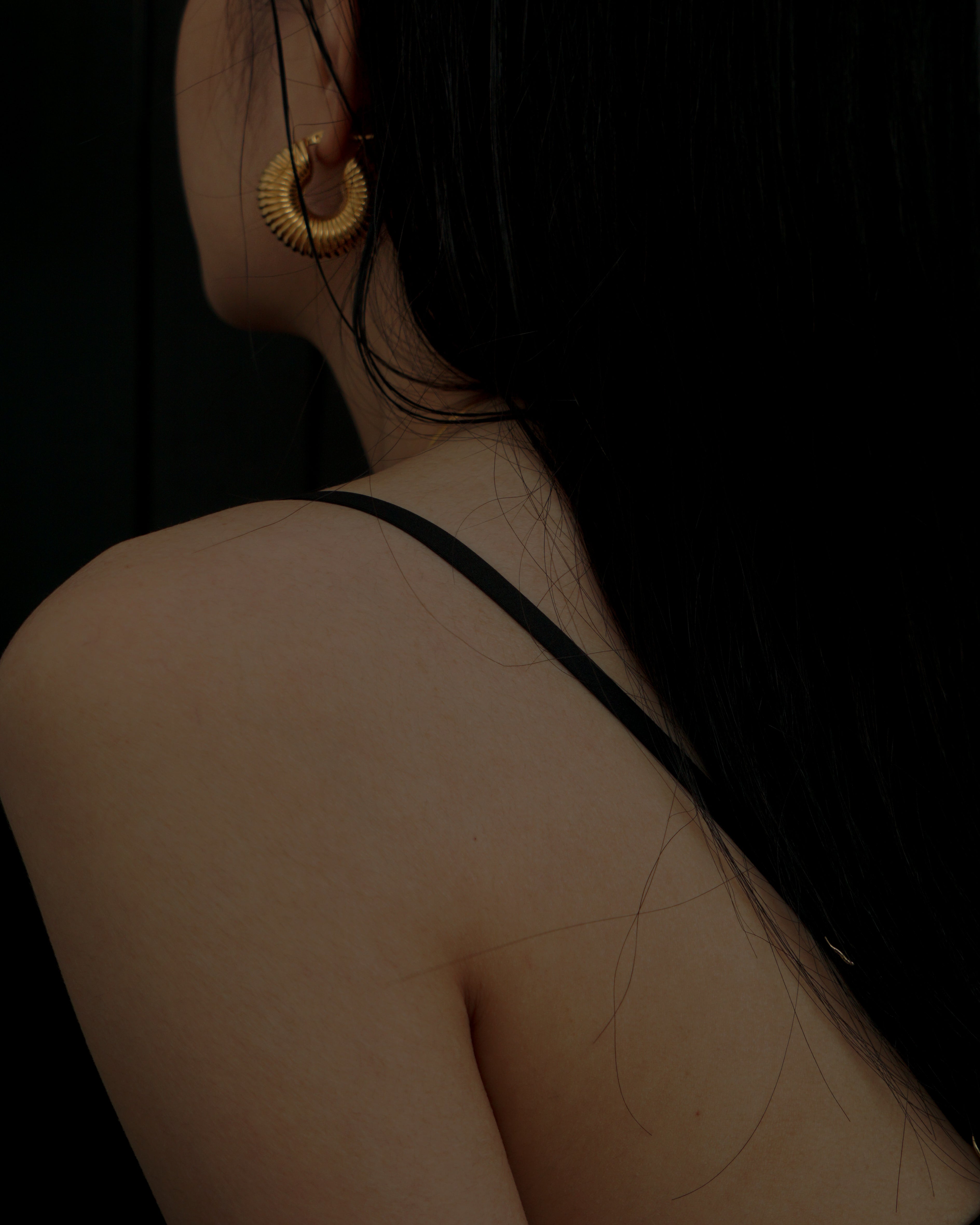 Coletta Macaroni Hoop Earrings