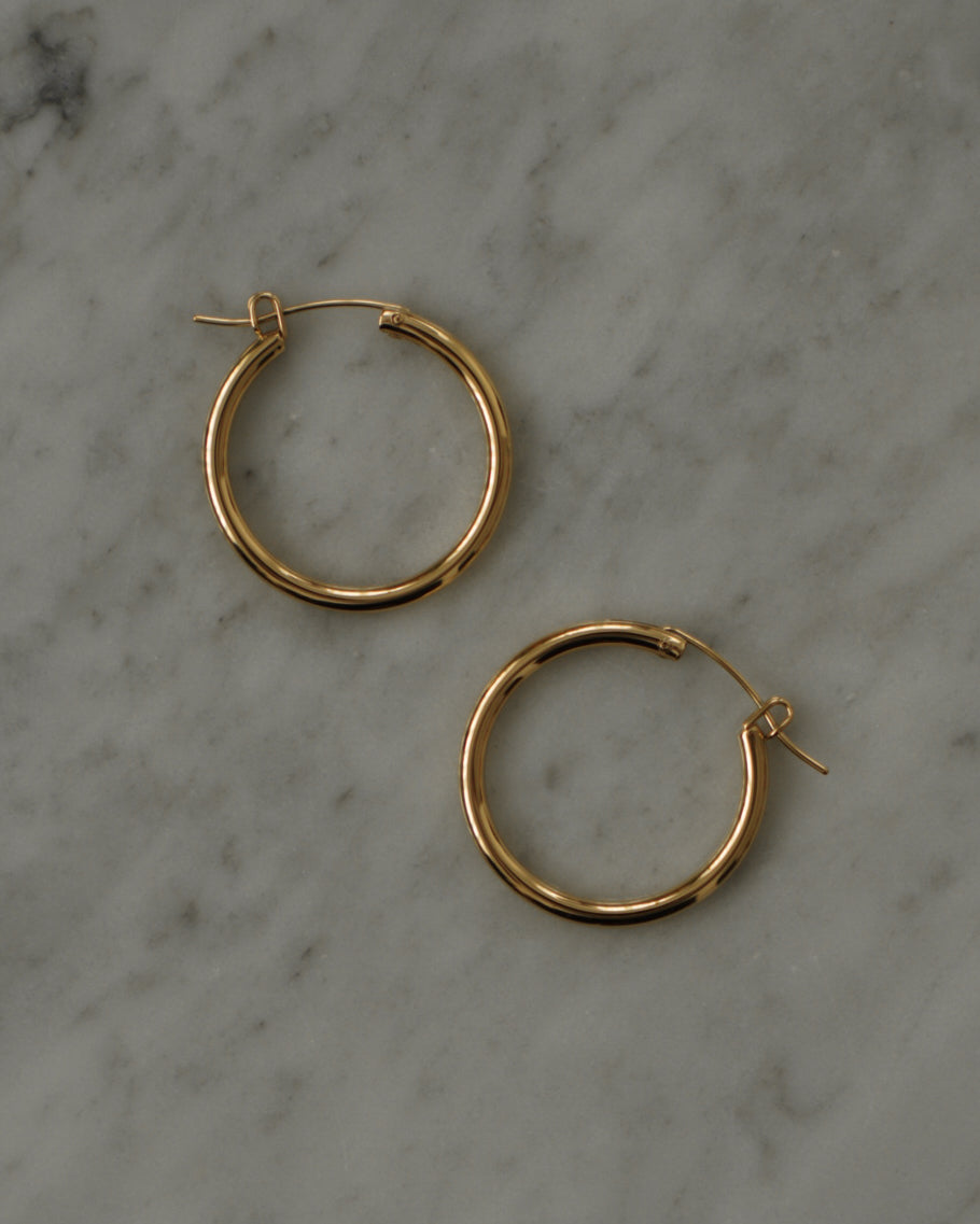 Classic Large Hoop Earrings