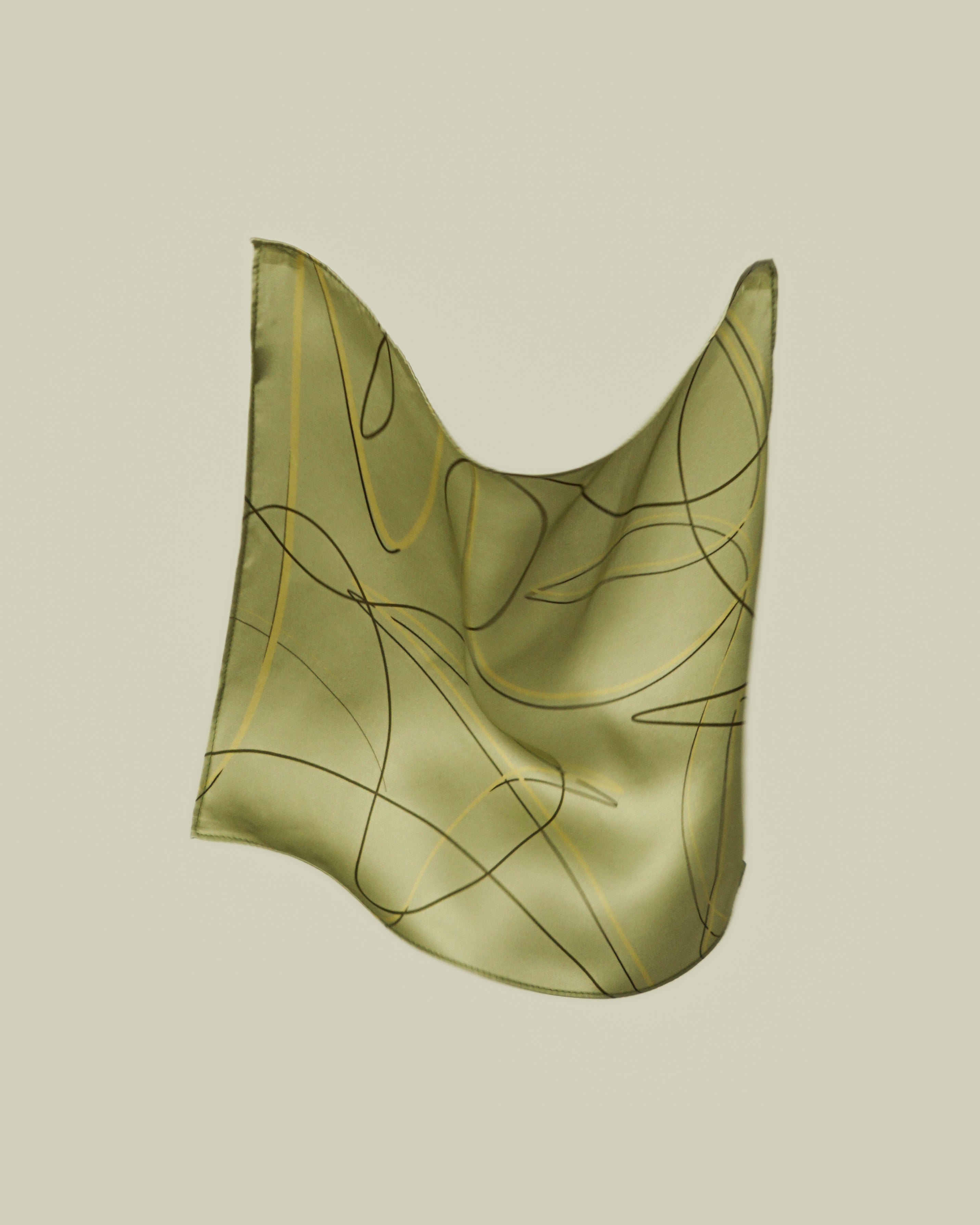 Chartreuse Silk Scarf