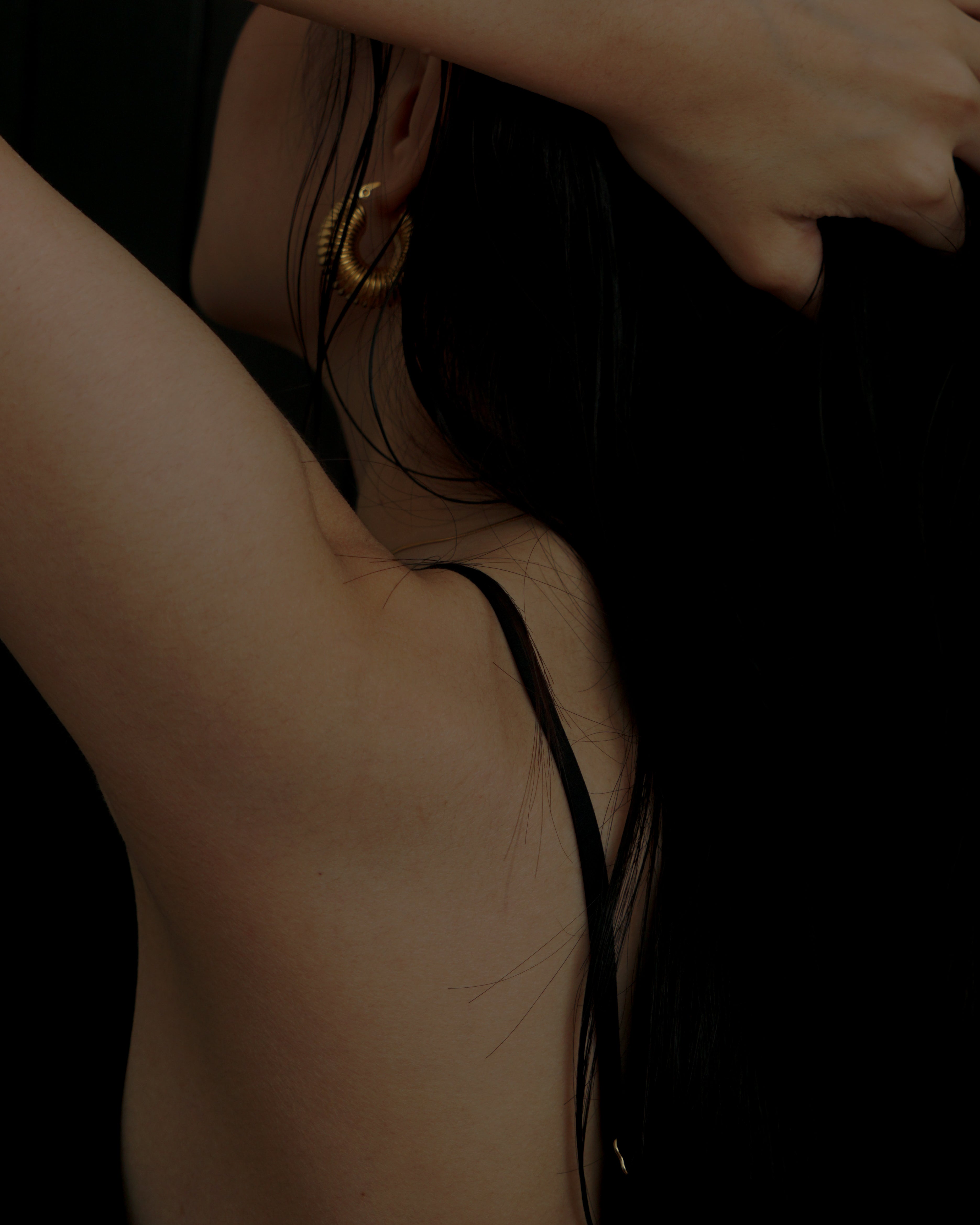 Coletta Macaroni Hoop Earrings