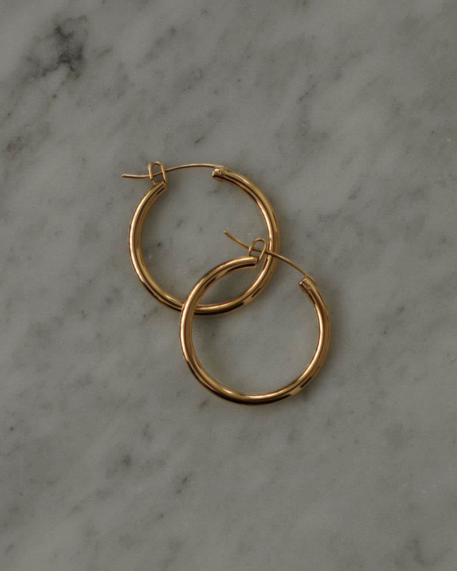 Classic Large Hoop Earrings