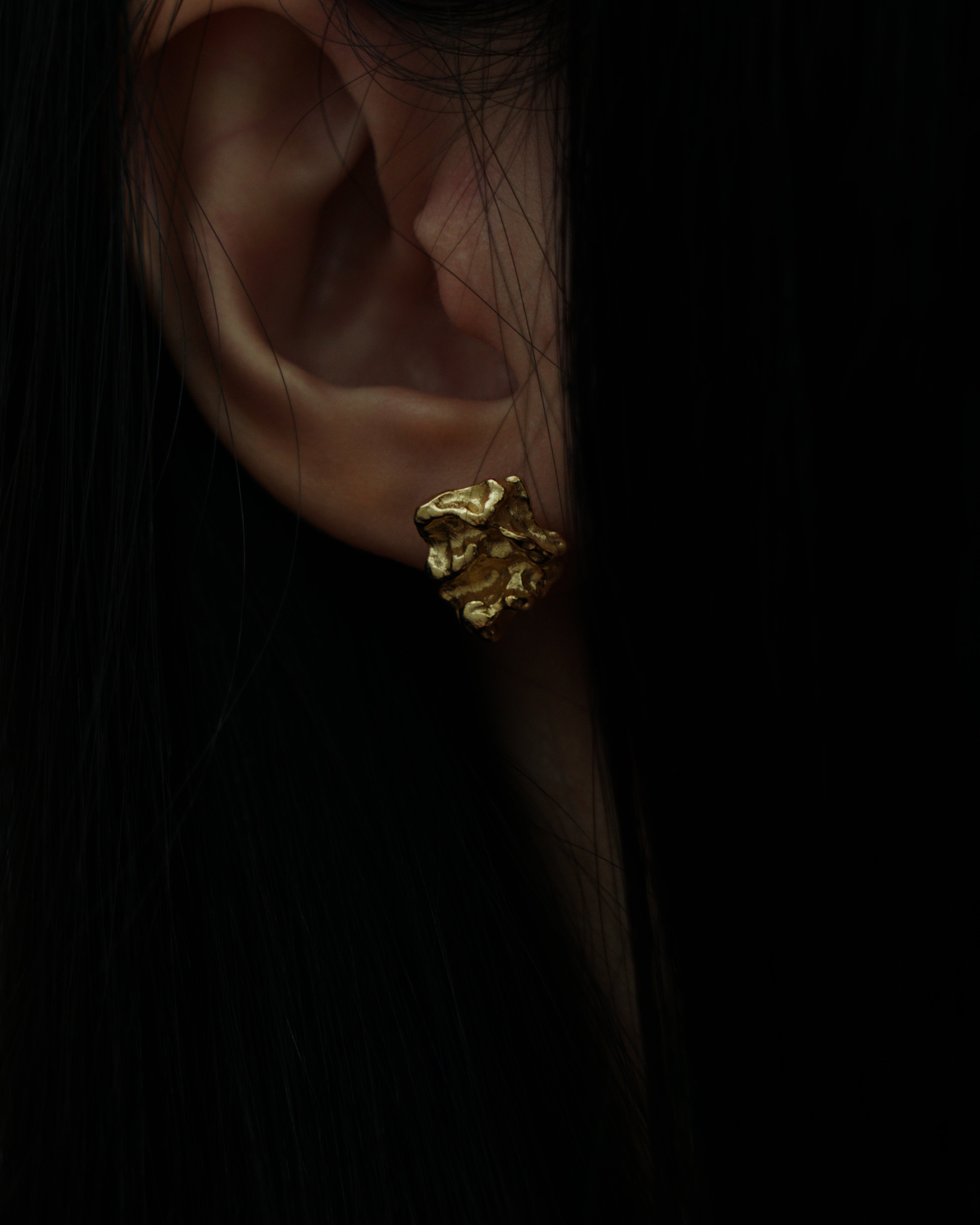 Eloise Nugget Stud Earrings