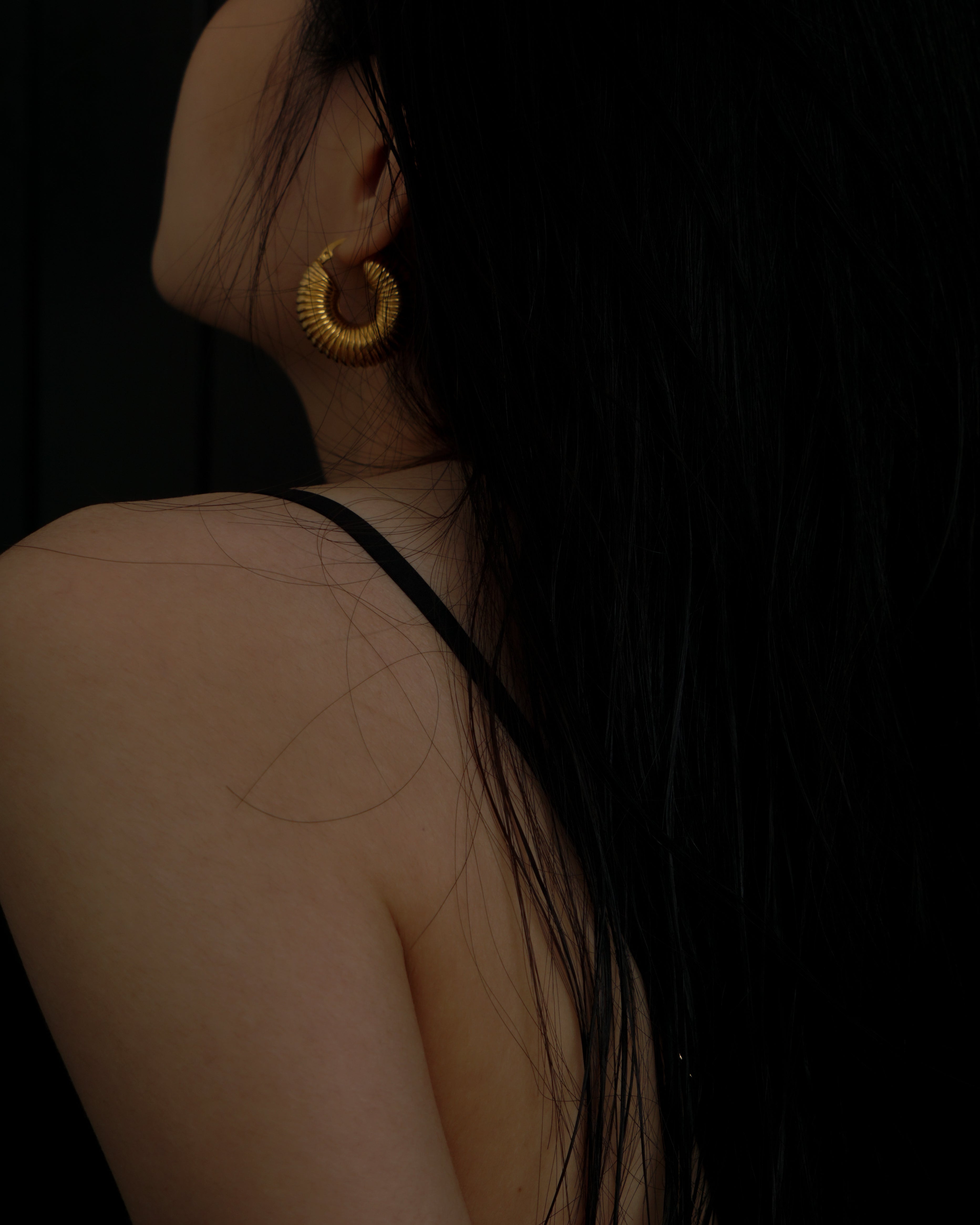 Coletta Macaroni Hoop Earrings
