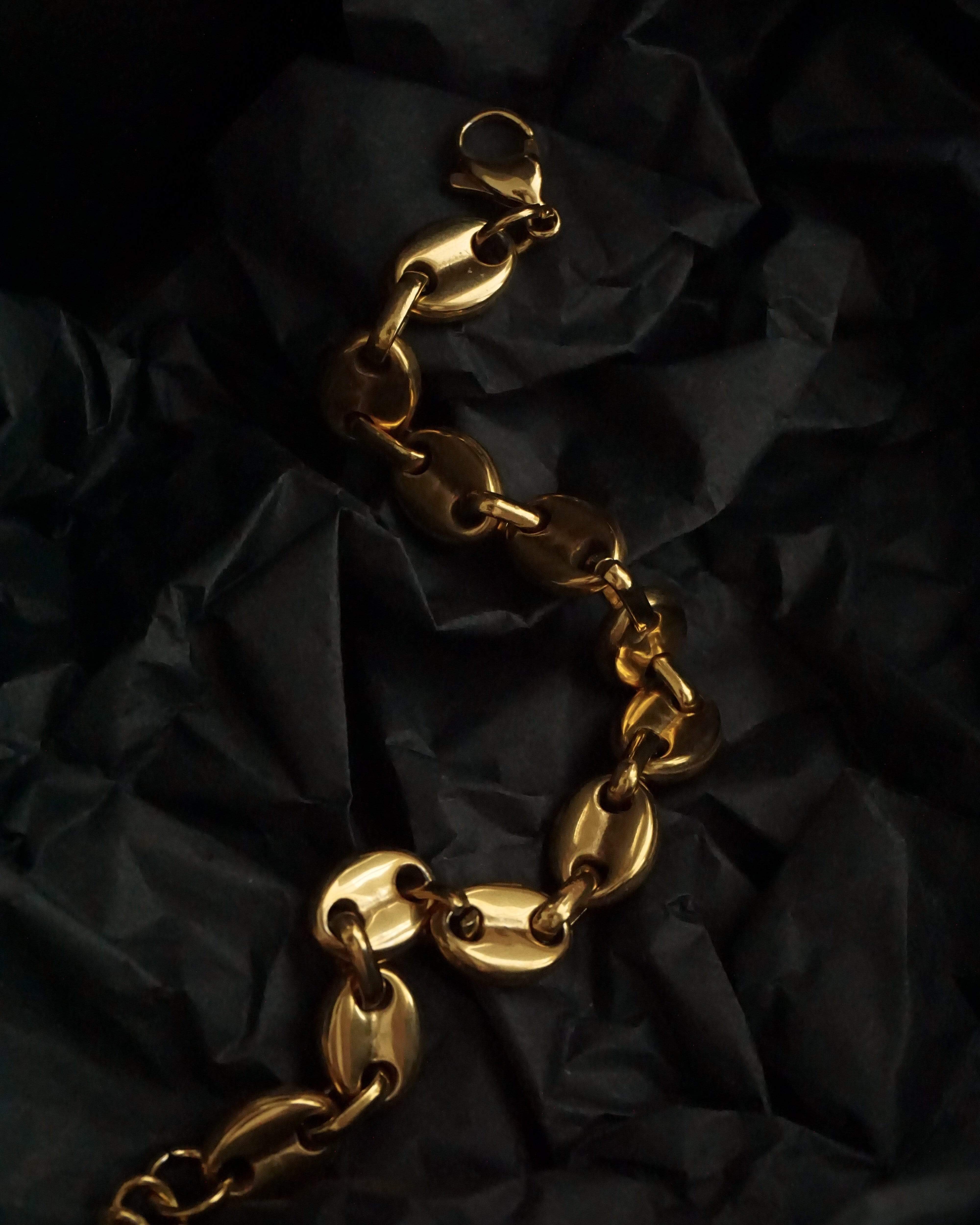 MYJN Bracelets 18K Gold Stainless Steel Ylva Bold Chain Bracelet