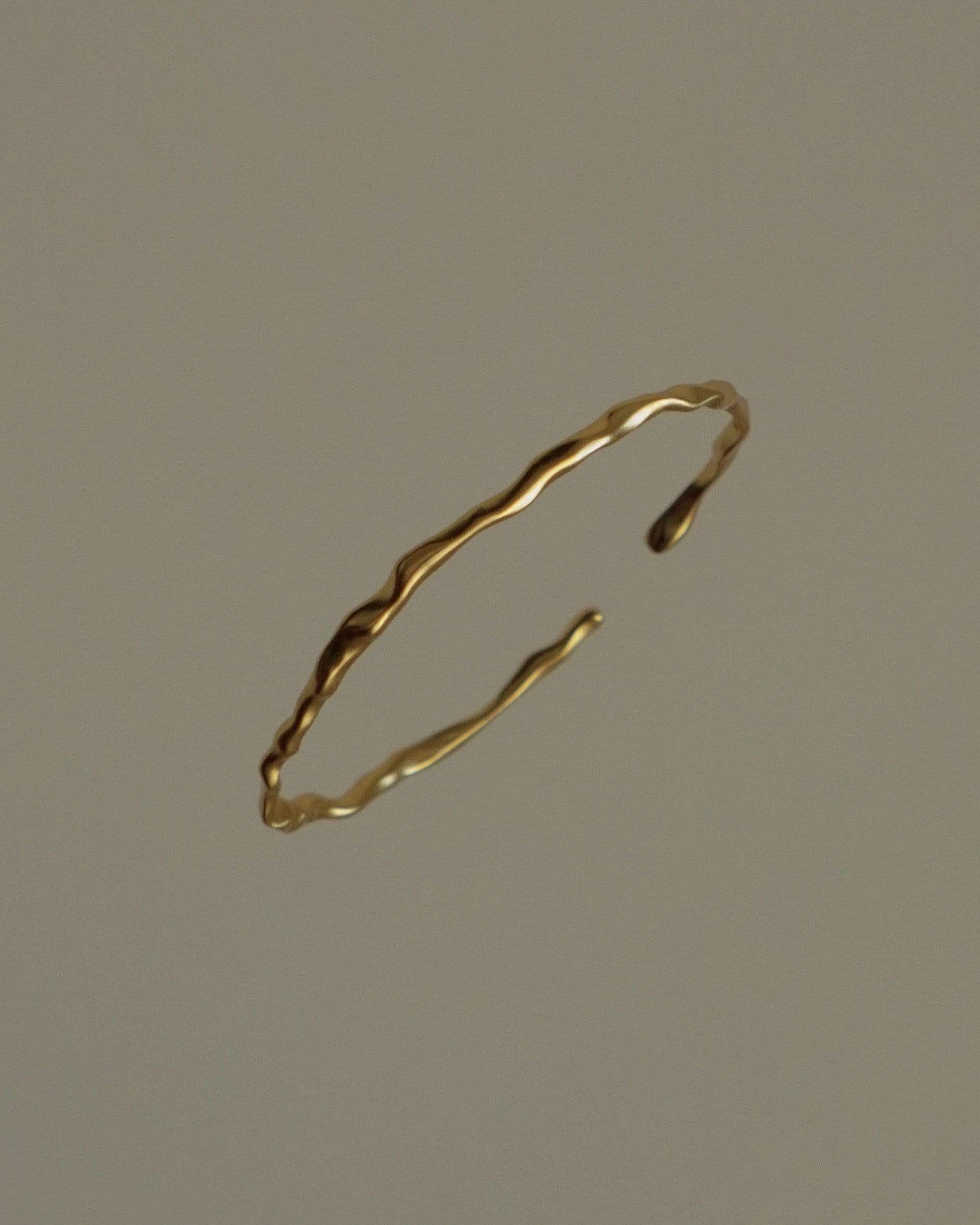 MYJN Bracelets Gold Vermeil Garcia Cuff Bangle