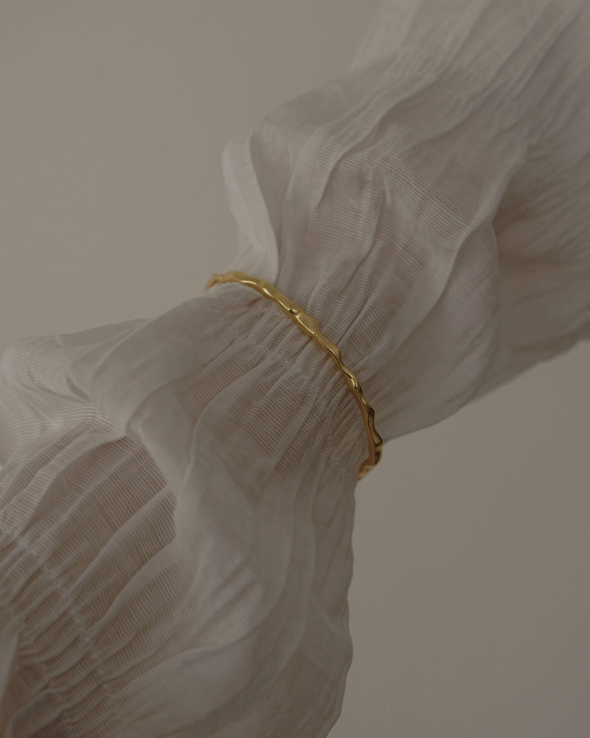 MYJN Bracelets Gold Vermeil Garcia Cuff Bangle