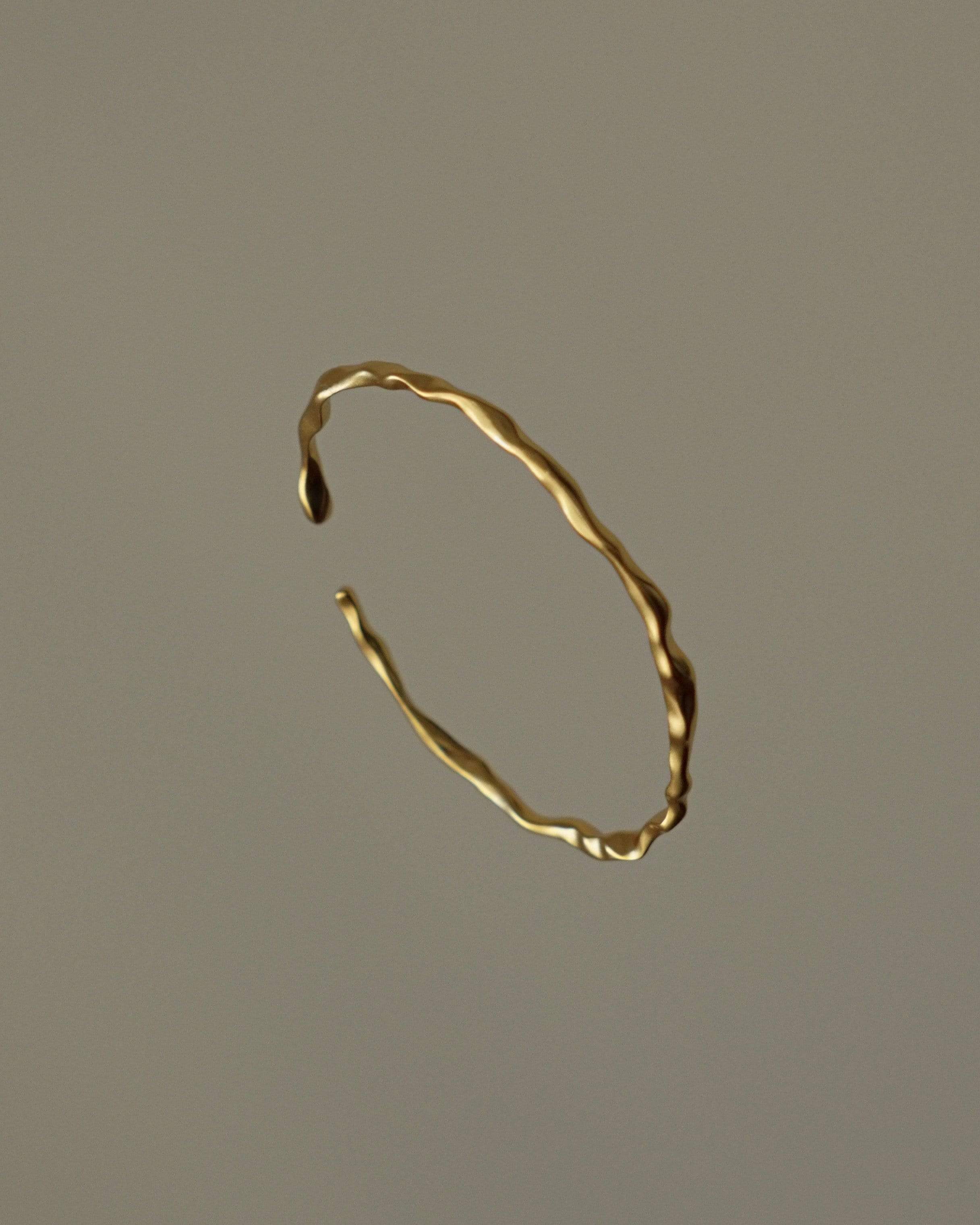MYJN Bracelets Gold Vermeil Garcia Cuff Bangle