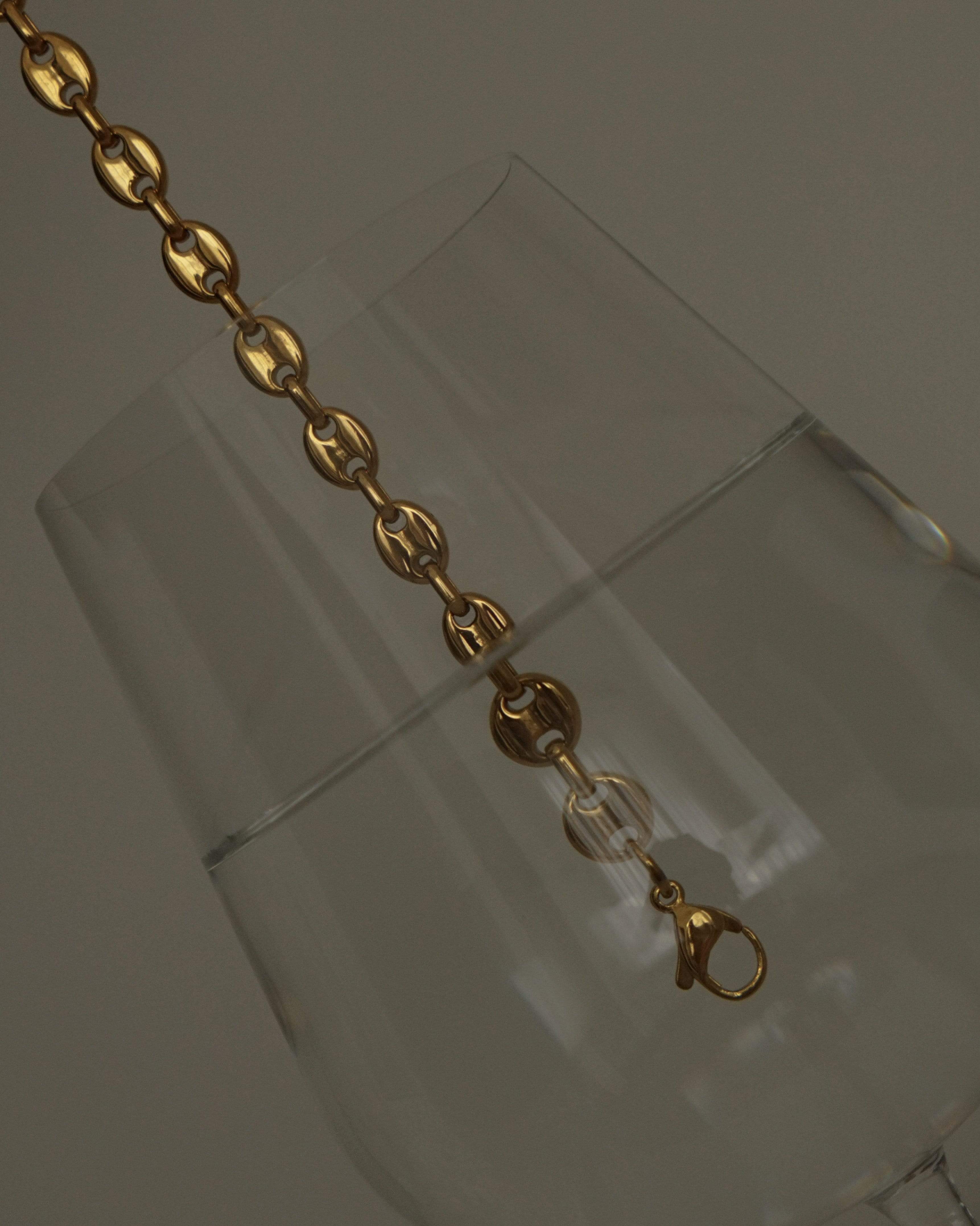 MYJN Choker 18K Gold Stainless Steel Ylva Bold Chain Choker