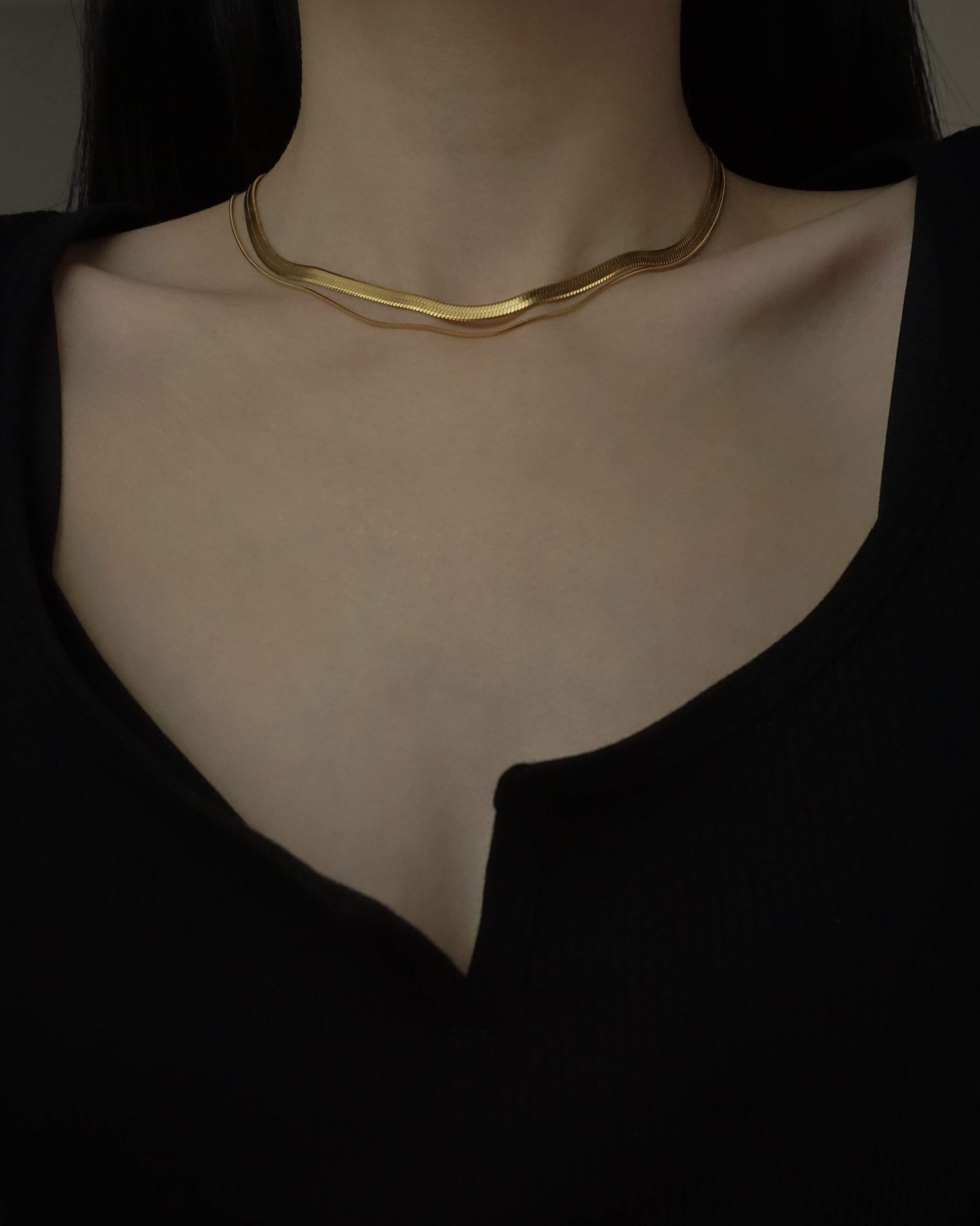 MYJN Choker Louella Herringbone Chain Choker