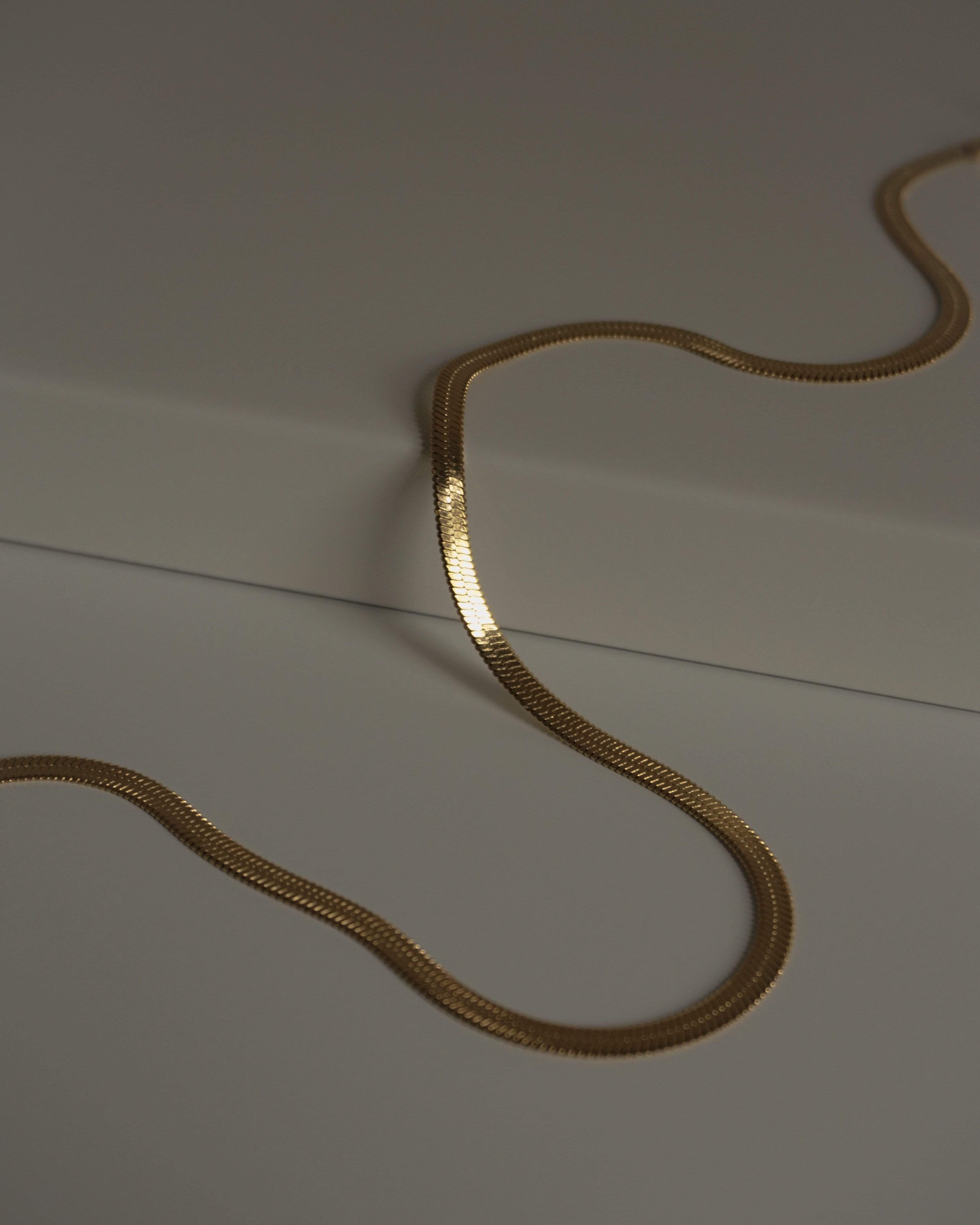 MYJN Choker Petite Louella Herringbone Chain Choker