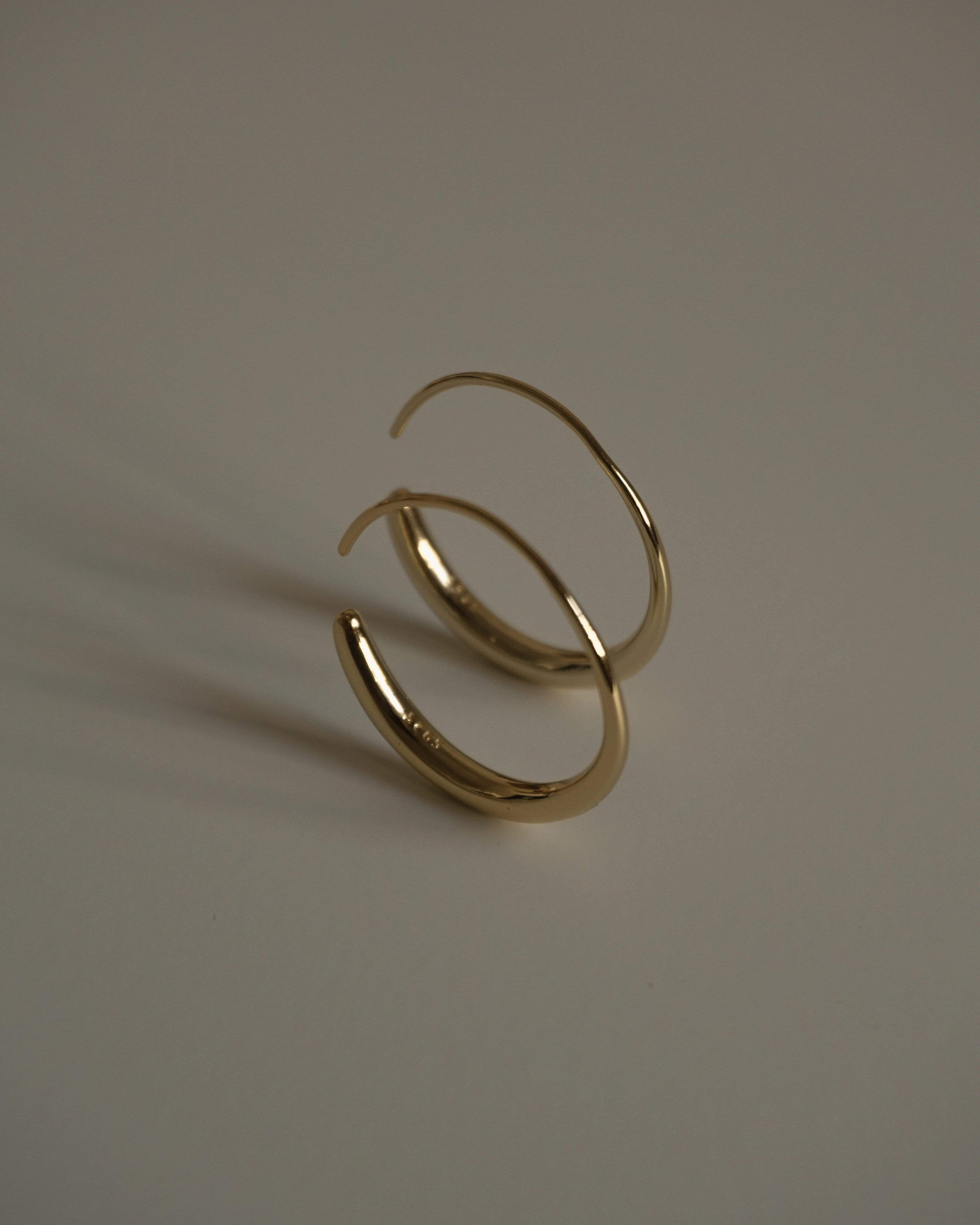 MYJN Earrings Gold Vermeil Ciara Hoop Earrings