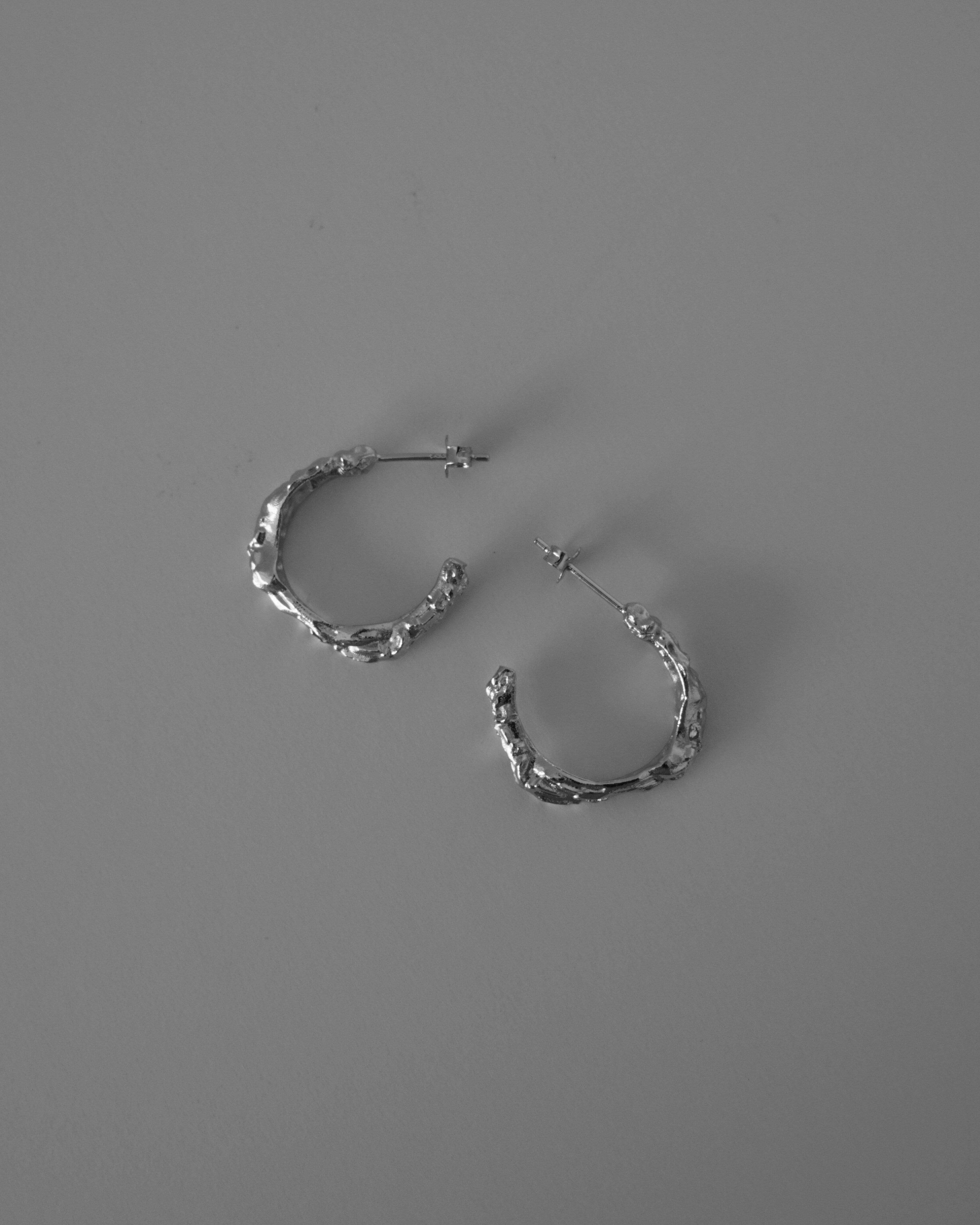 MYJN Earrings Inga Hammered Hoop Earrings