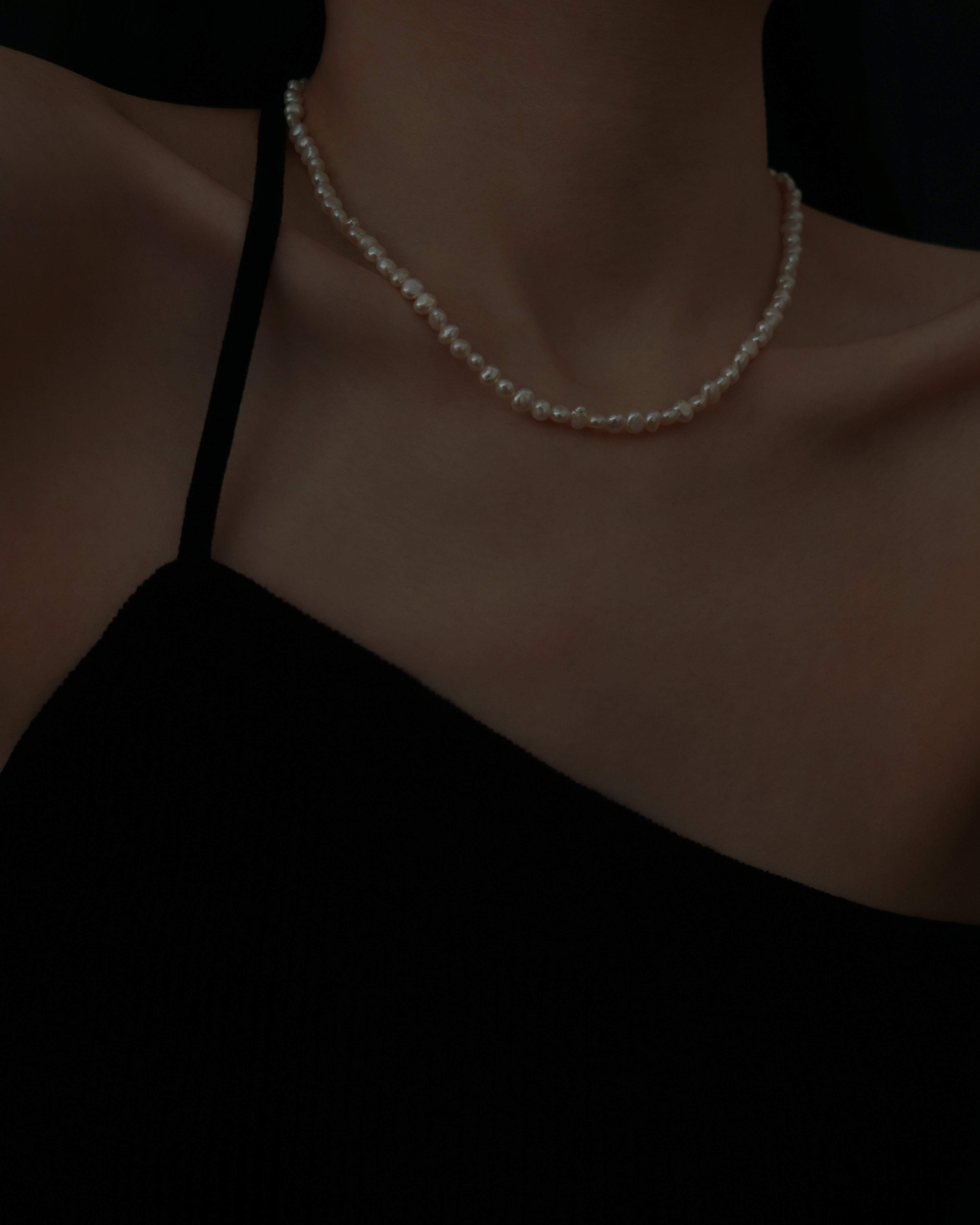 MYJN Necklaces Baroque Fresh Water Pearls Neoma Baroque Pearl Necklace