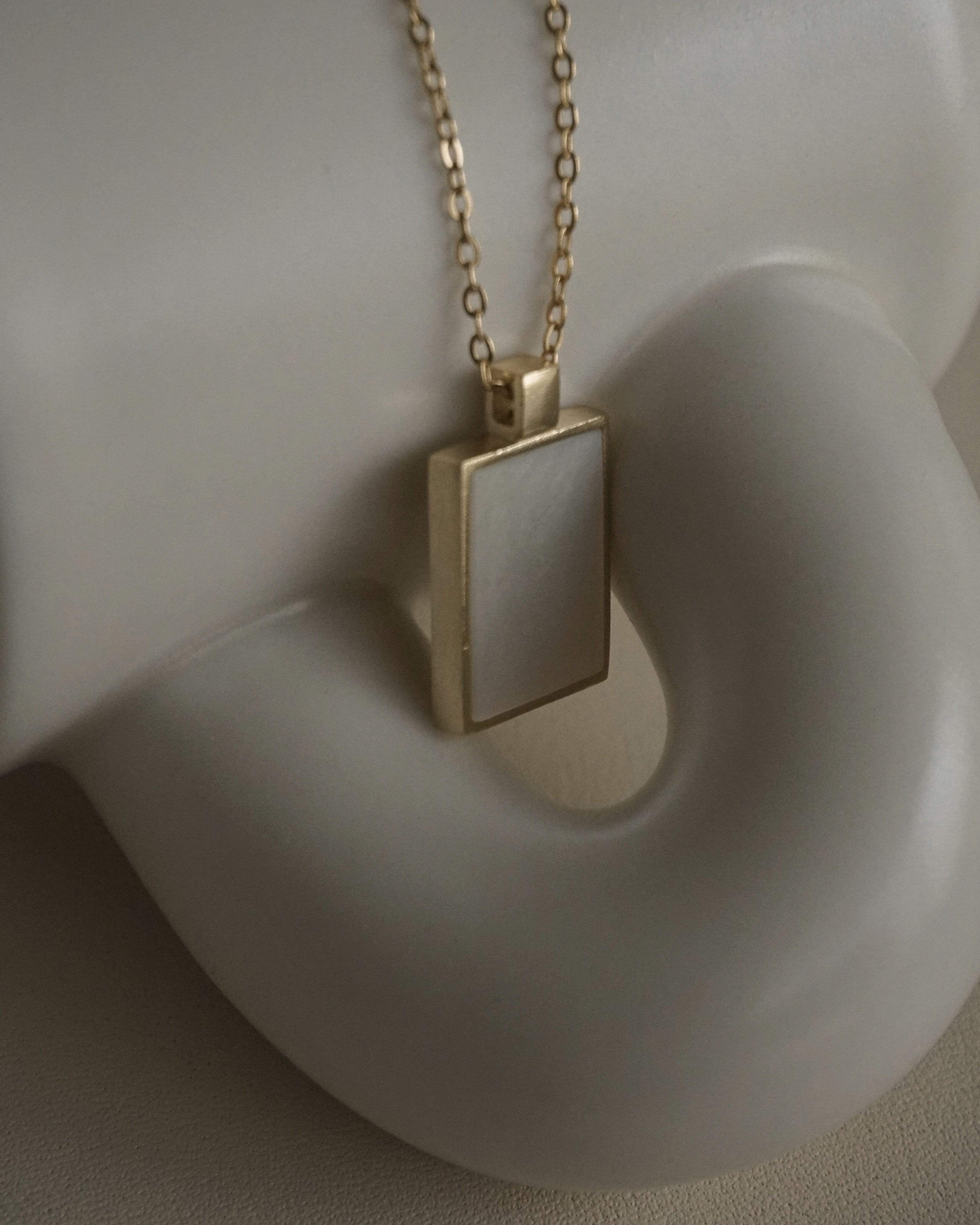 MYJN Necklaces Gold Vermeil Pelagia Mother of Pearls Necklace