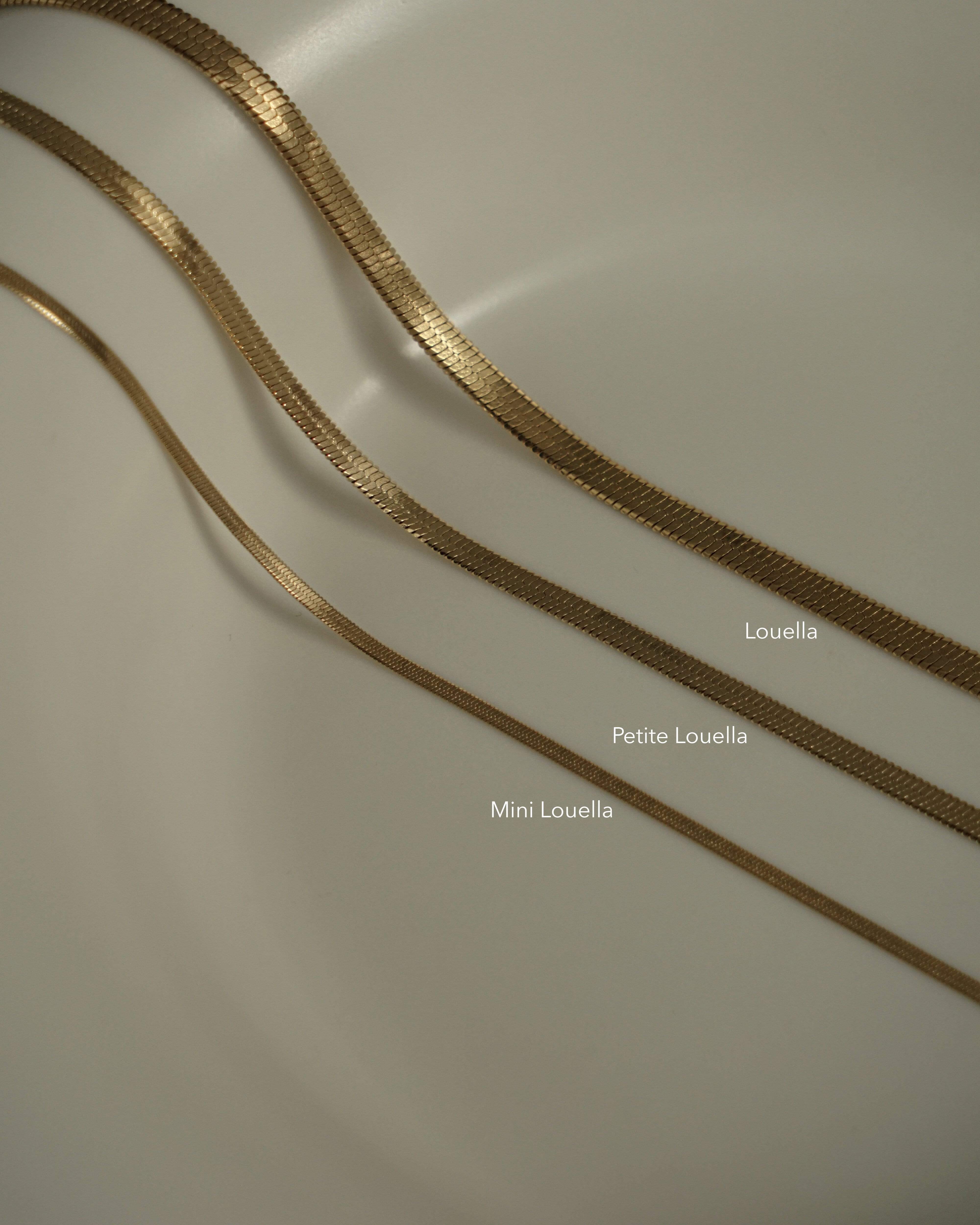 MYJN Necklaces Mini Louella Herringbone Chain Choker