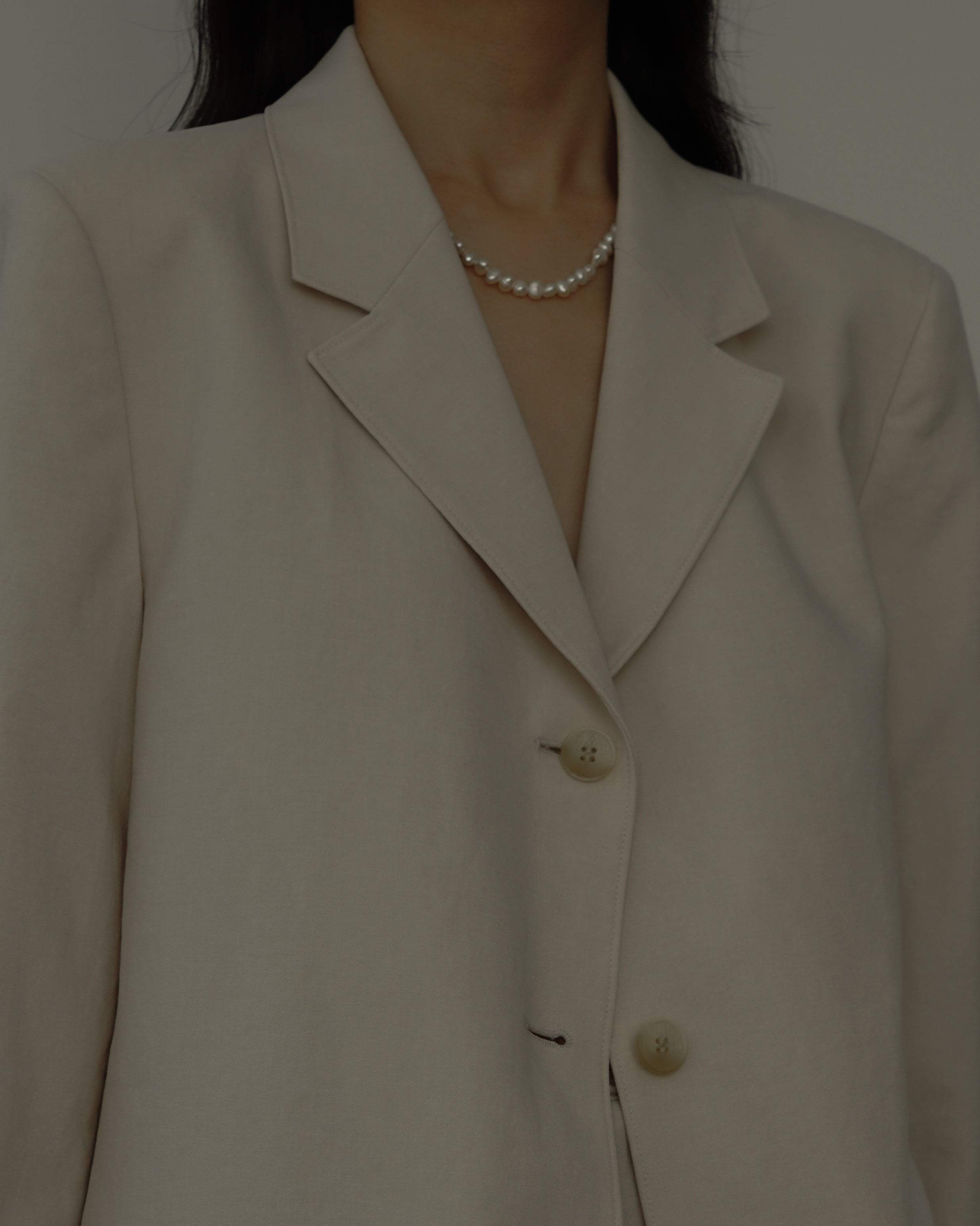MYJN Necklaces Sterling Silver / Freshwater Pearl Lou Baroque Pearl Necklace