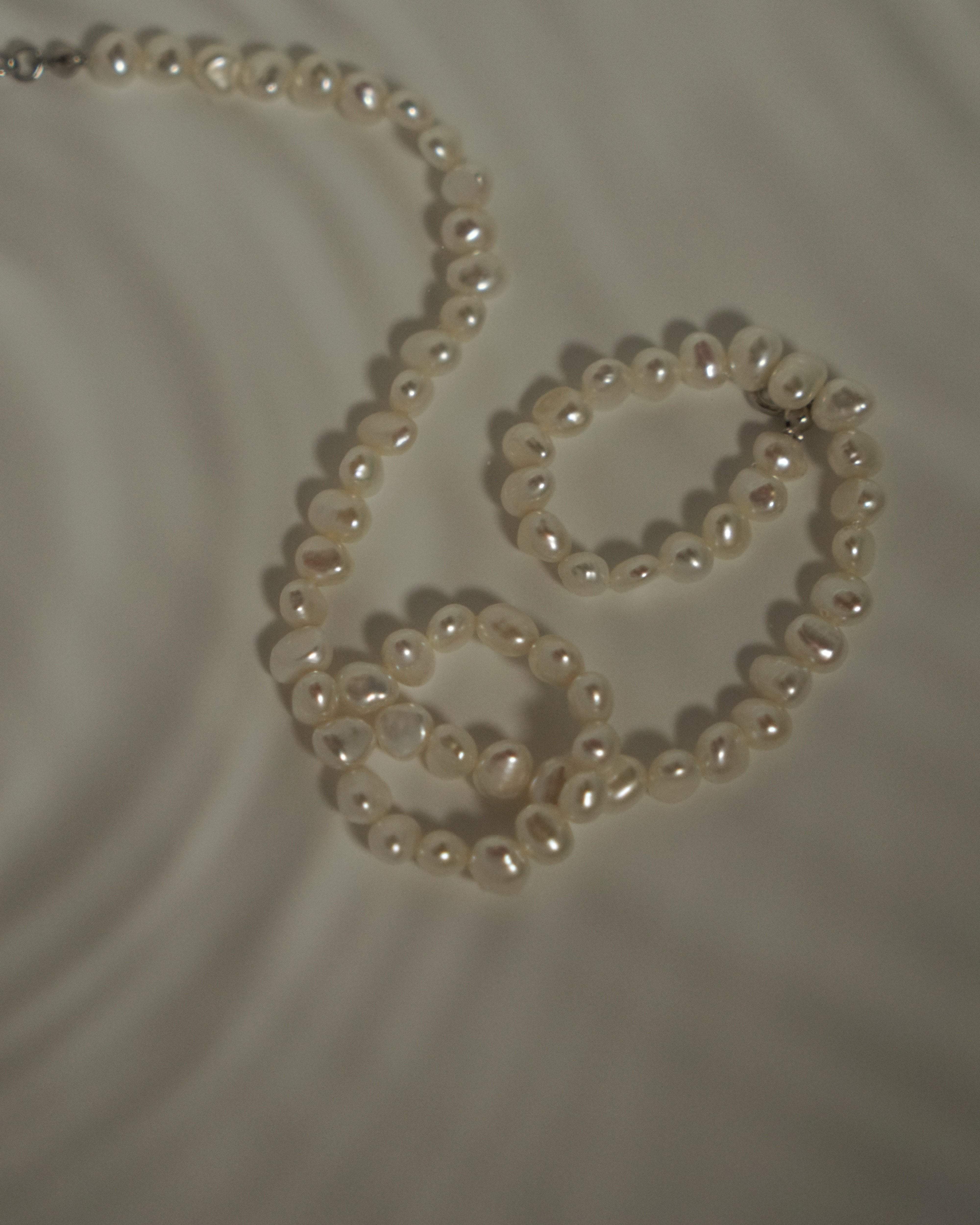 MYJN Necklaces Sterling Silver / Freshwater Pearl Lou Baroque Pearl Necklace