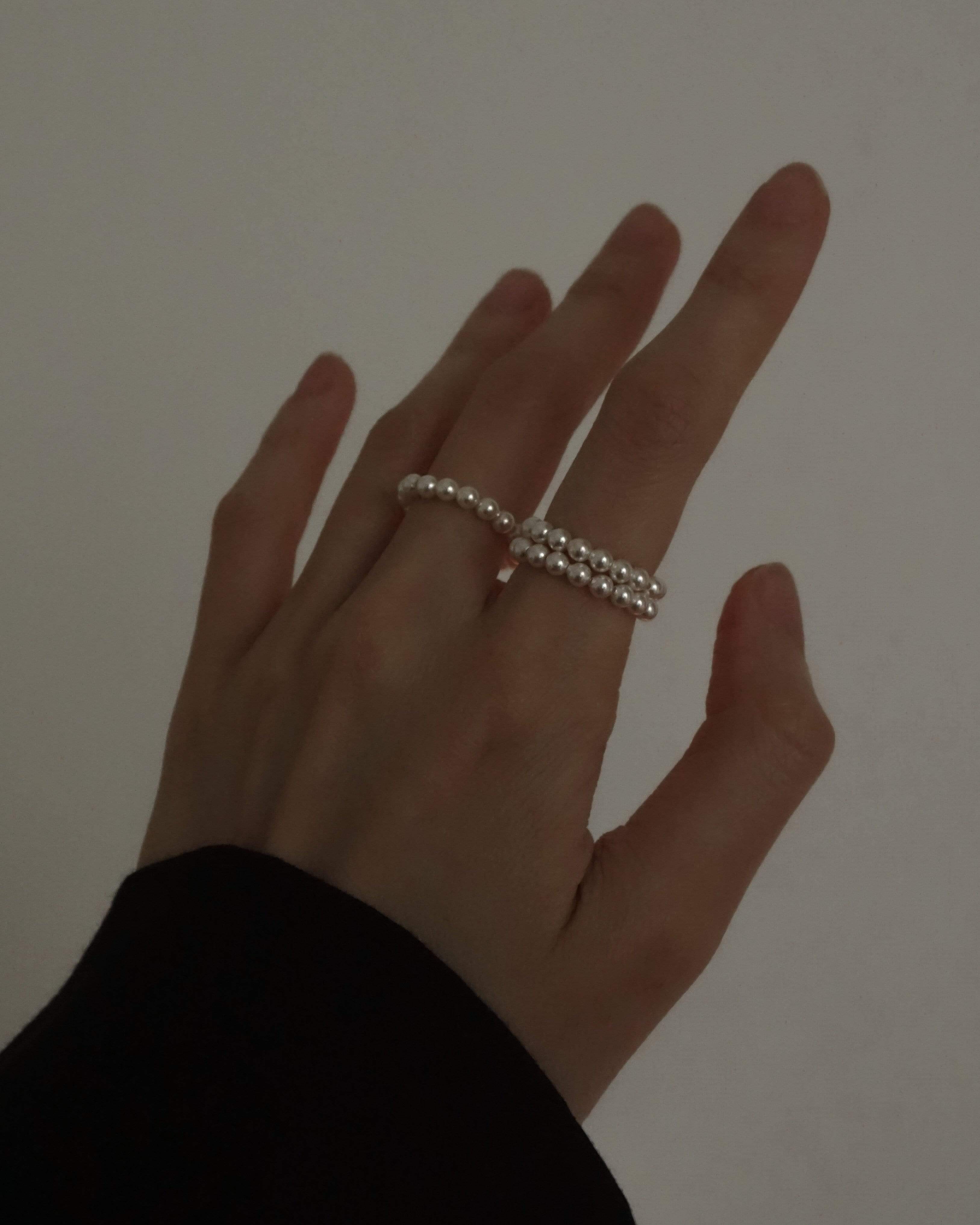 MYJN Rings Agi Fresh Water Pearls Ring