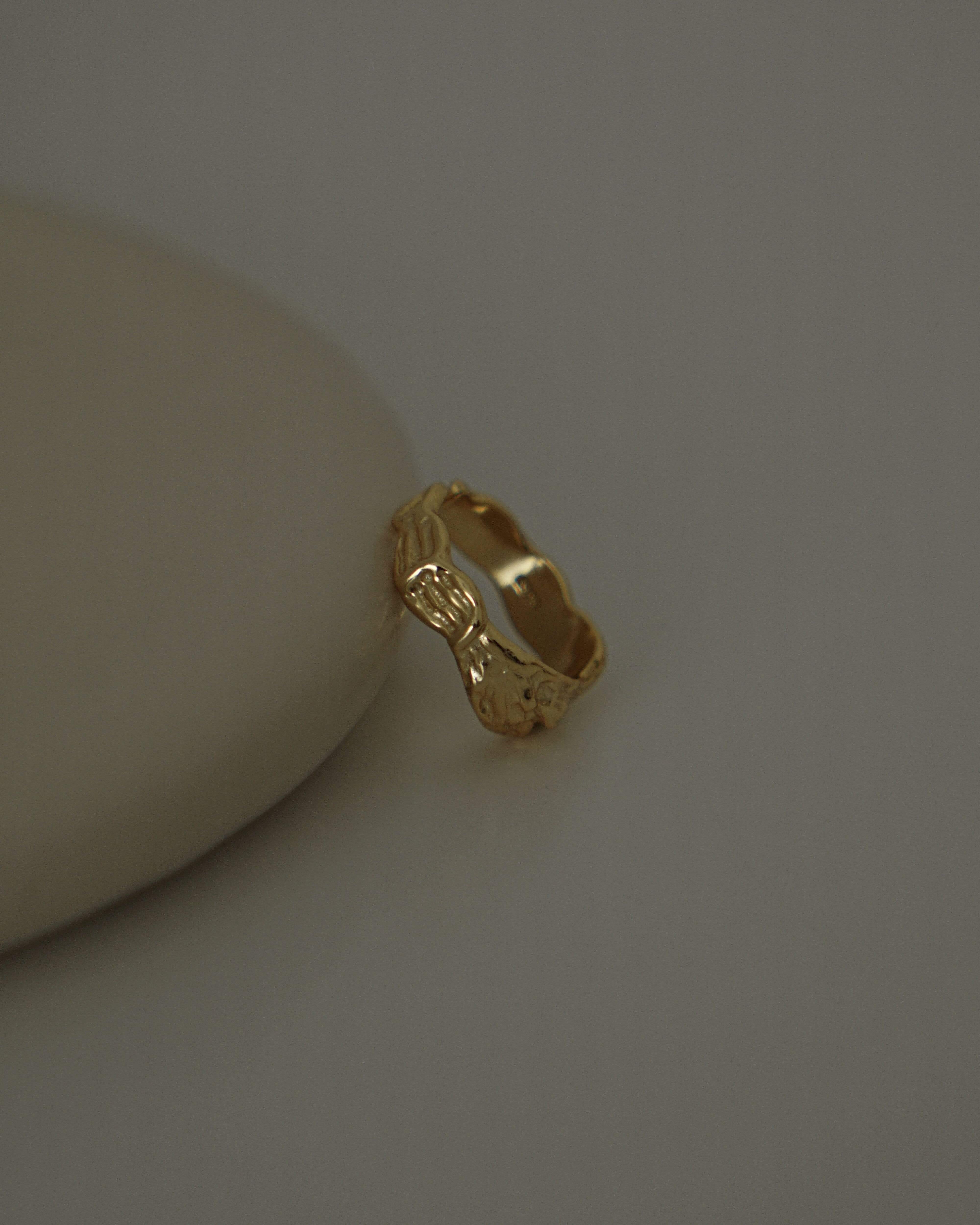 MYJN Rings Gold Vermeil Luisa Bold Band Ring