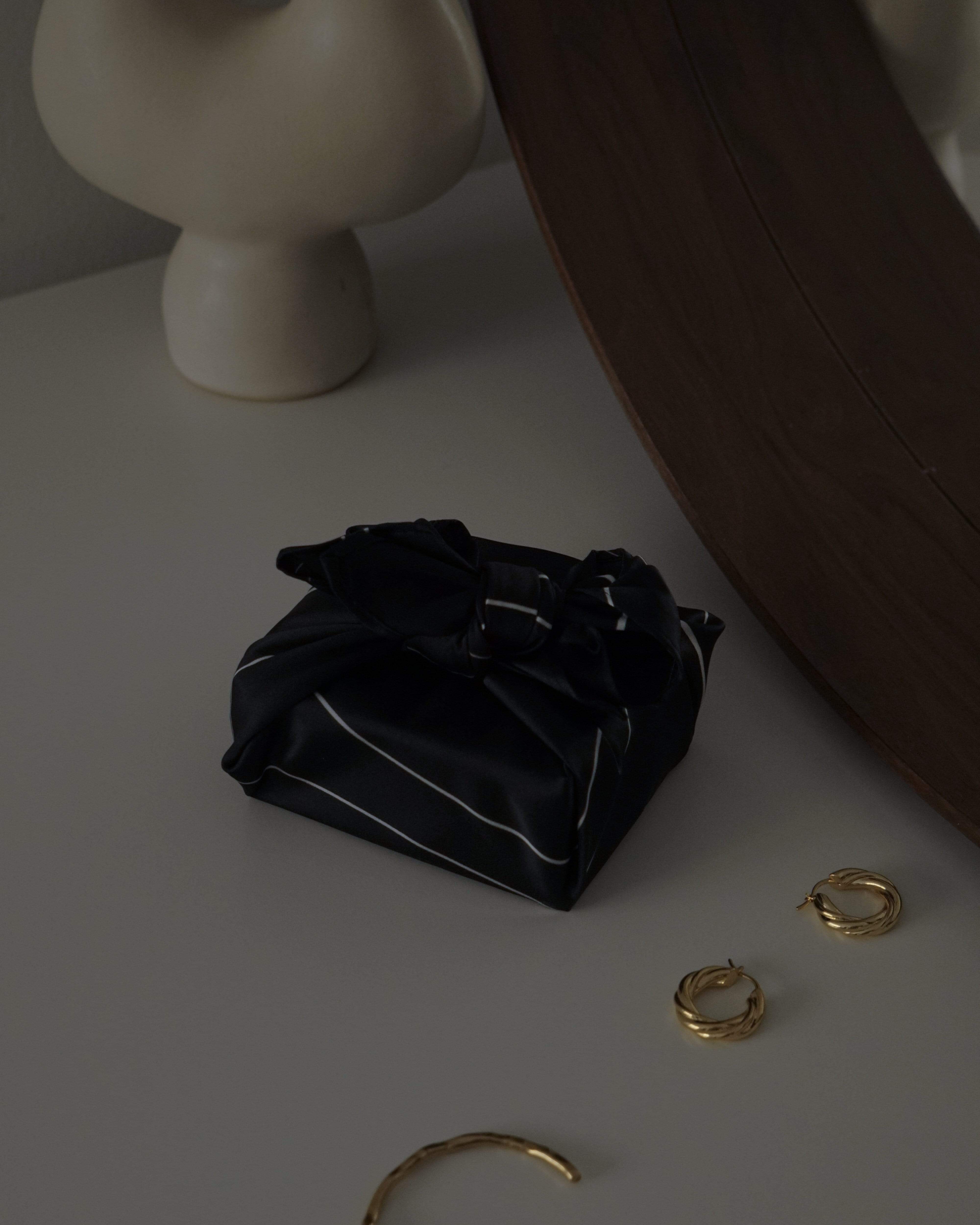 MYJN Scarf Midnight Silk Scarf