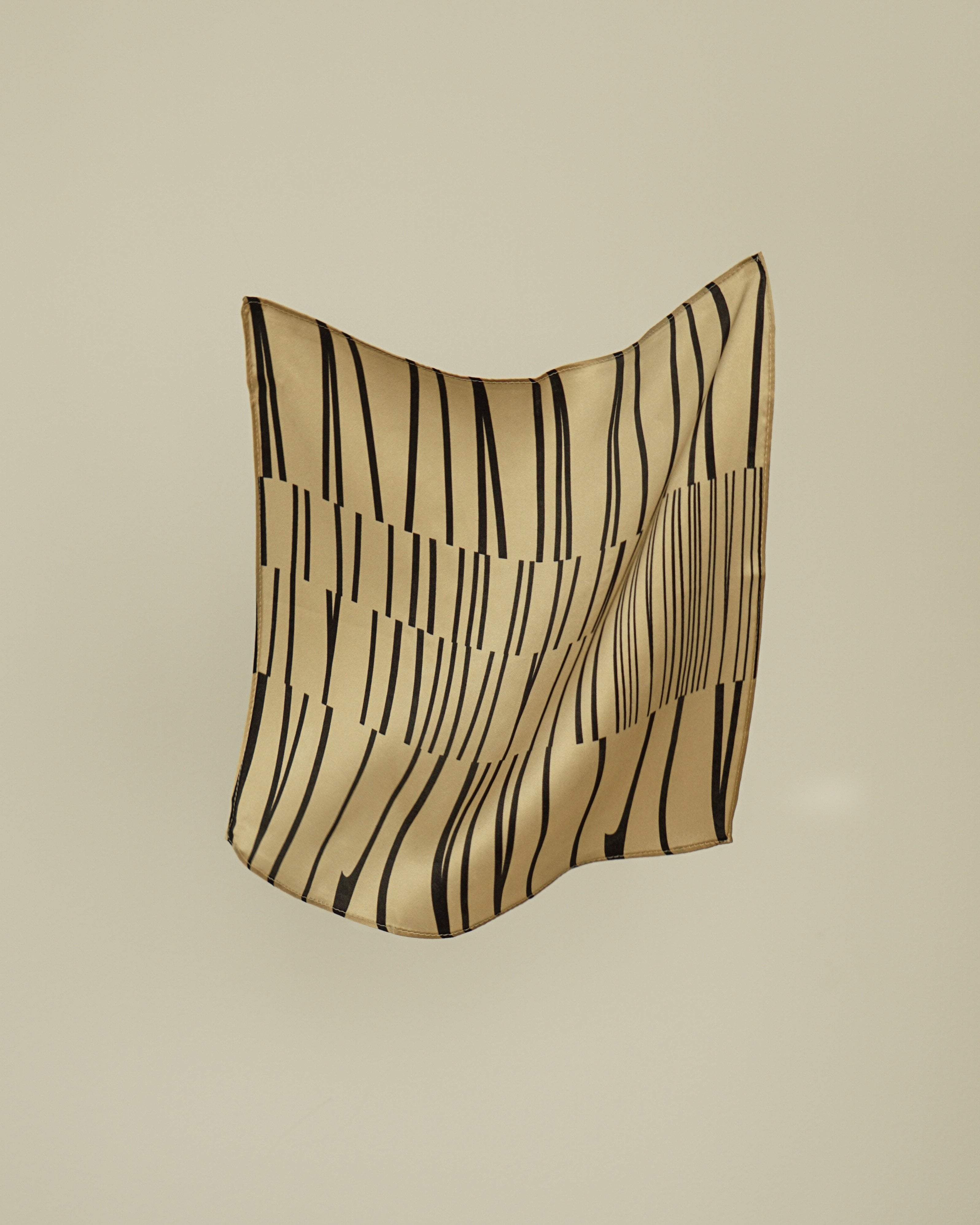 MYJN Scarf Warm Sand Silk Mouchoir