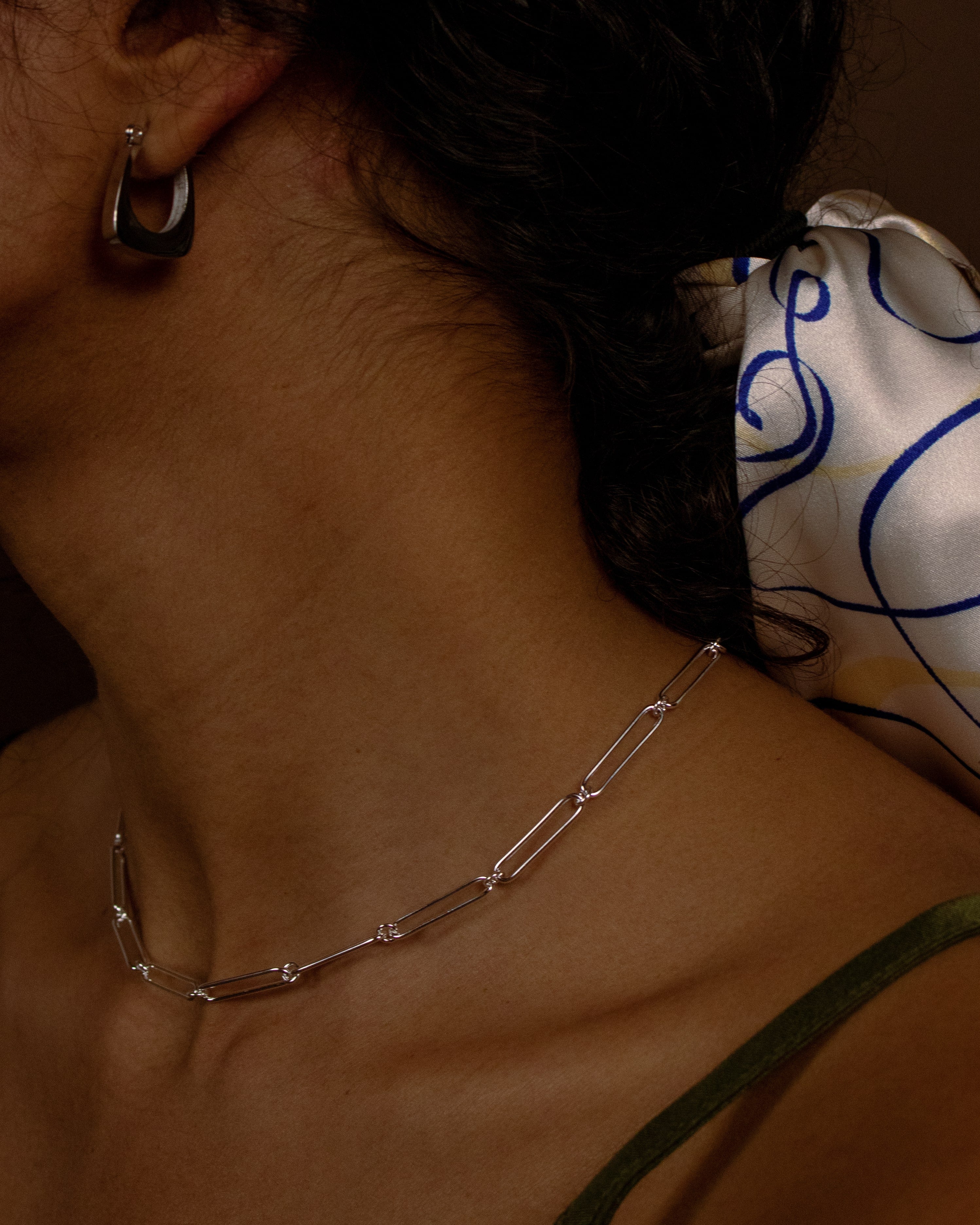 Faye Paper Clip Chain Link Choker