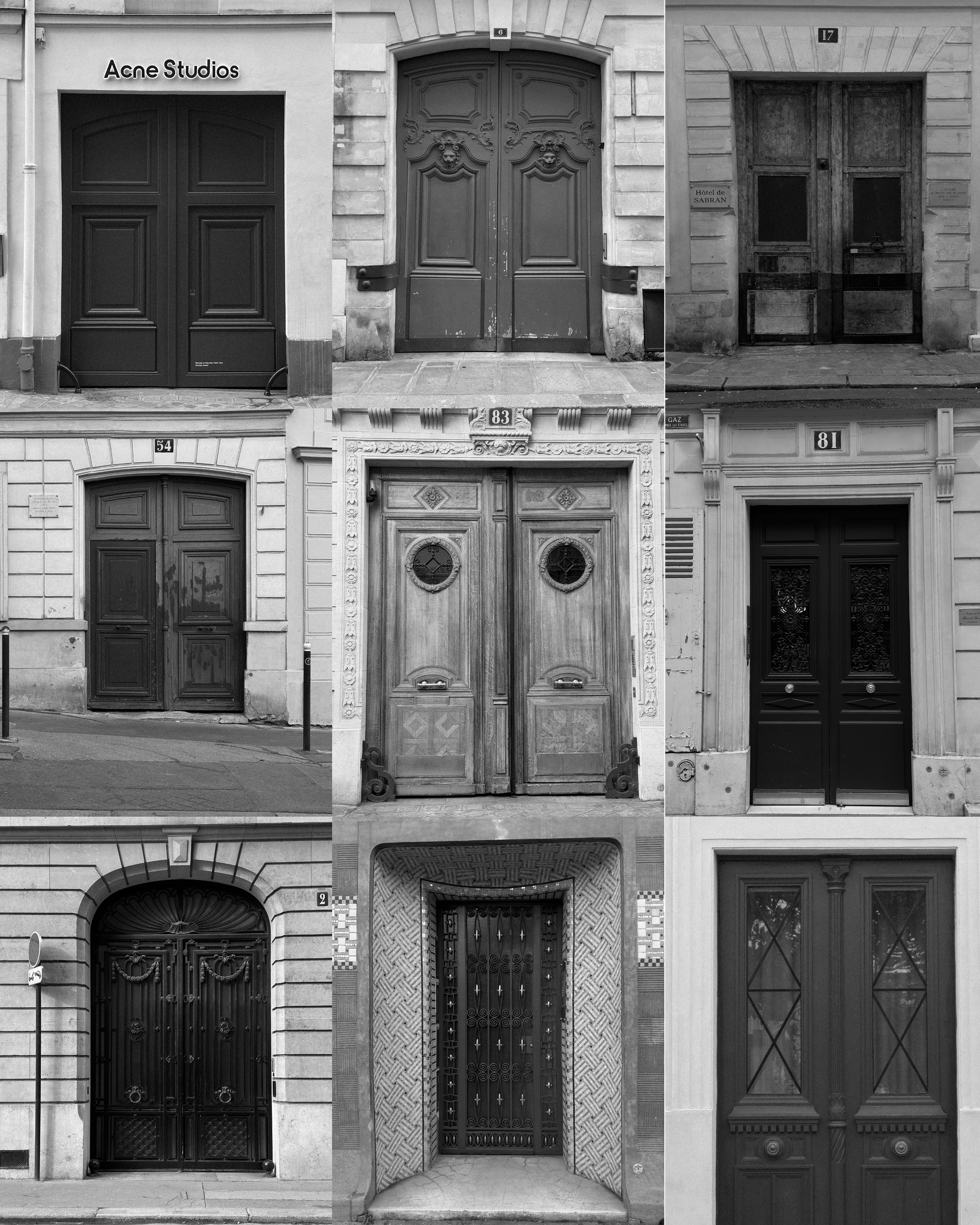 The Parisian Door Studies