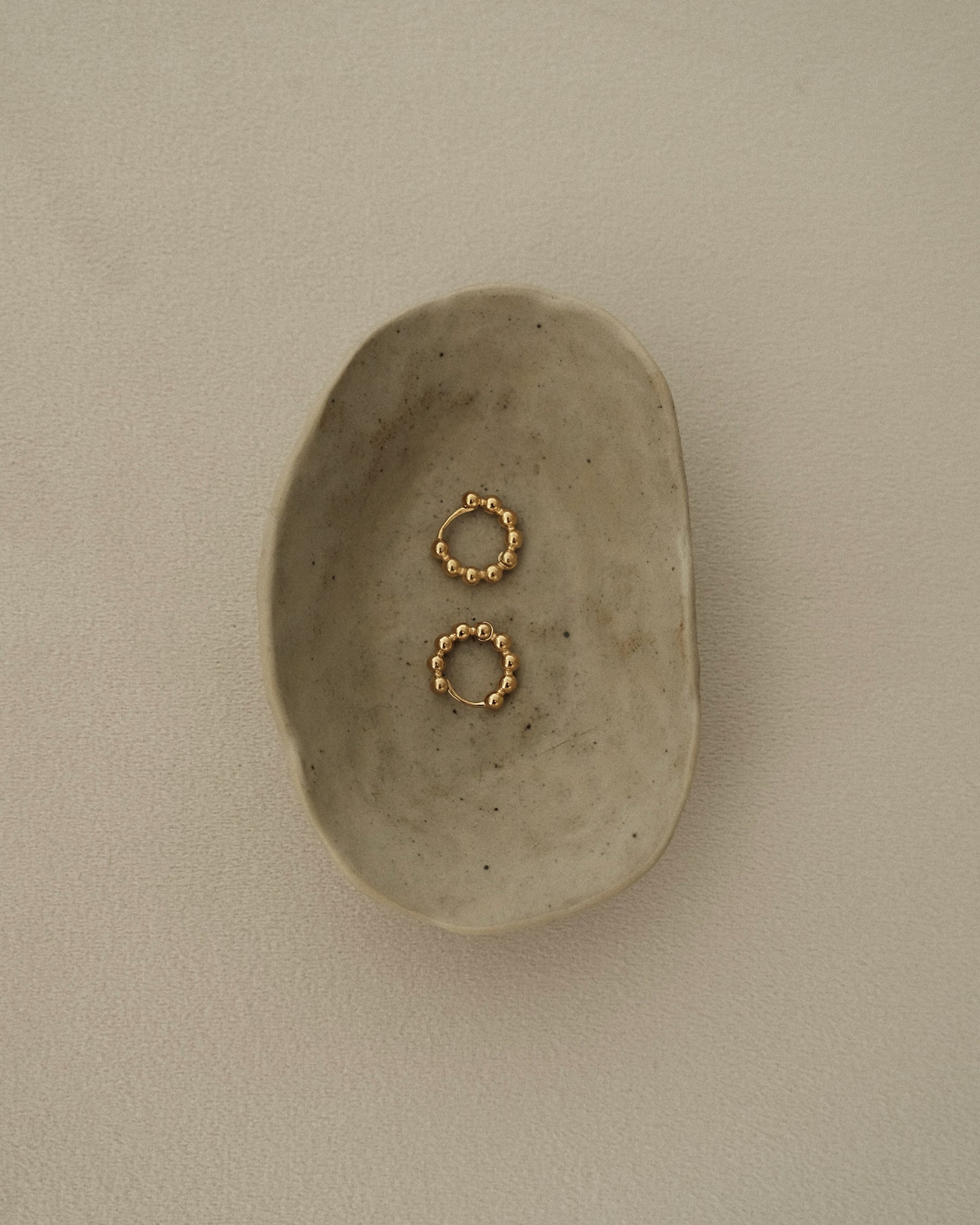 Oaia Beaded Hoop Earrings