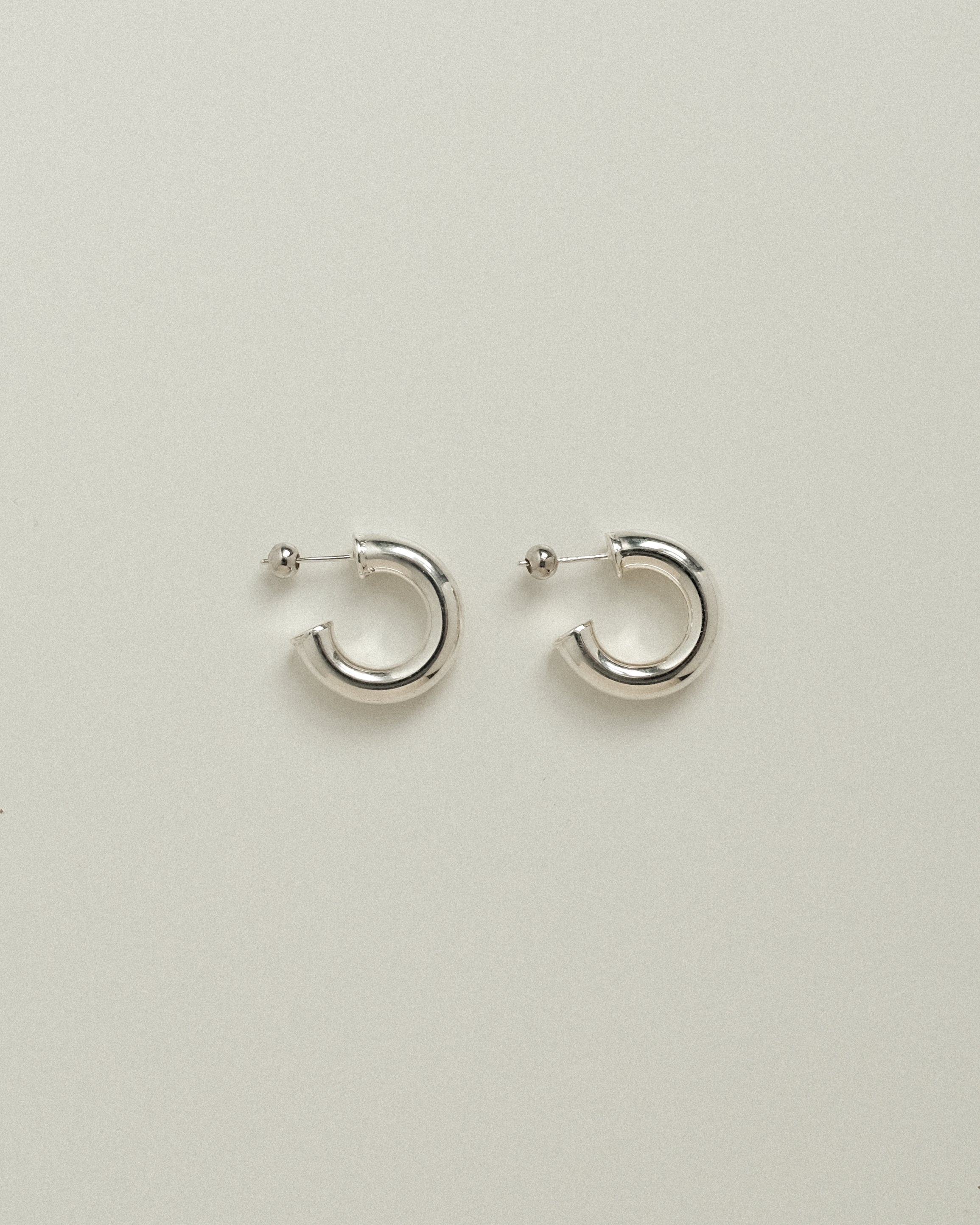 Classic Sphere Stud Hoop Earrings