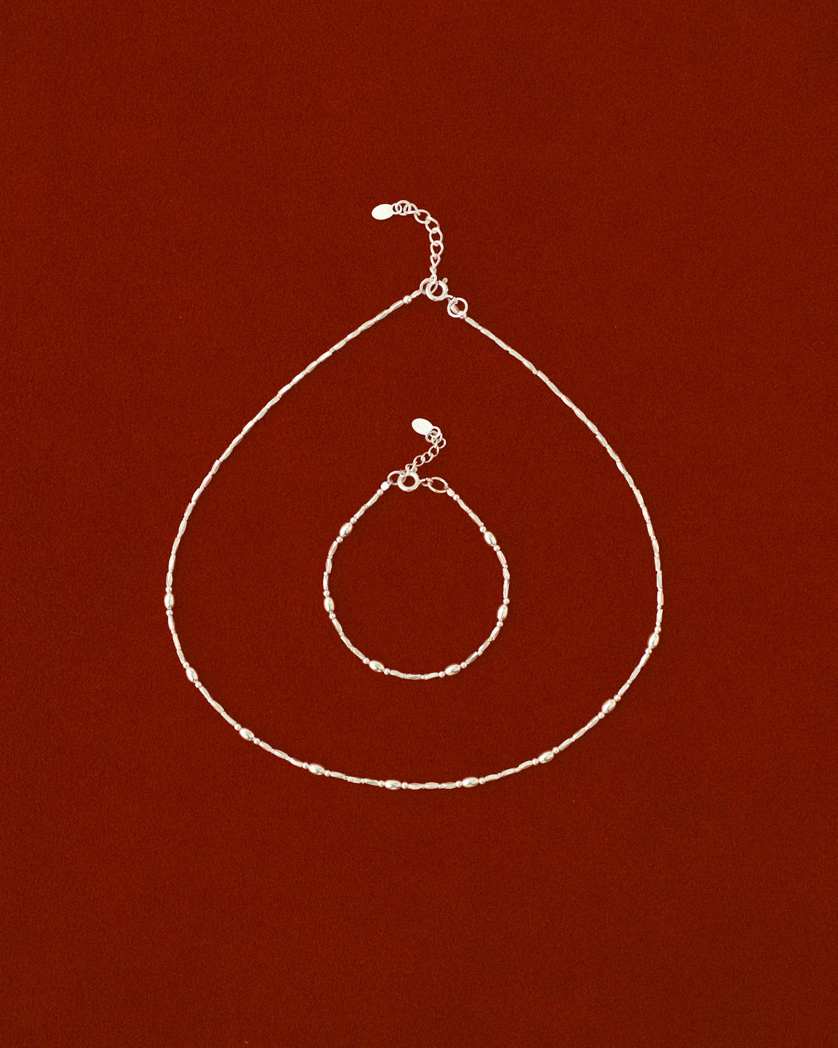 Chi Beaded Chain Choker Necklace