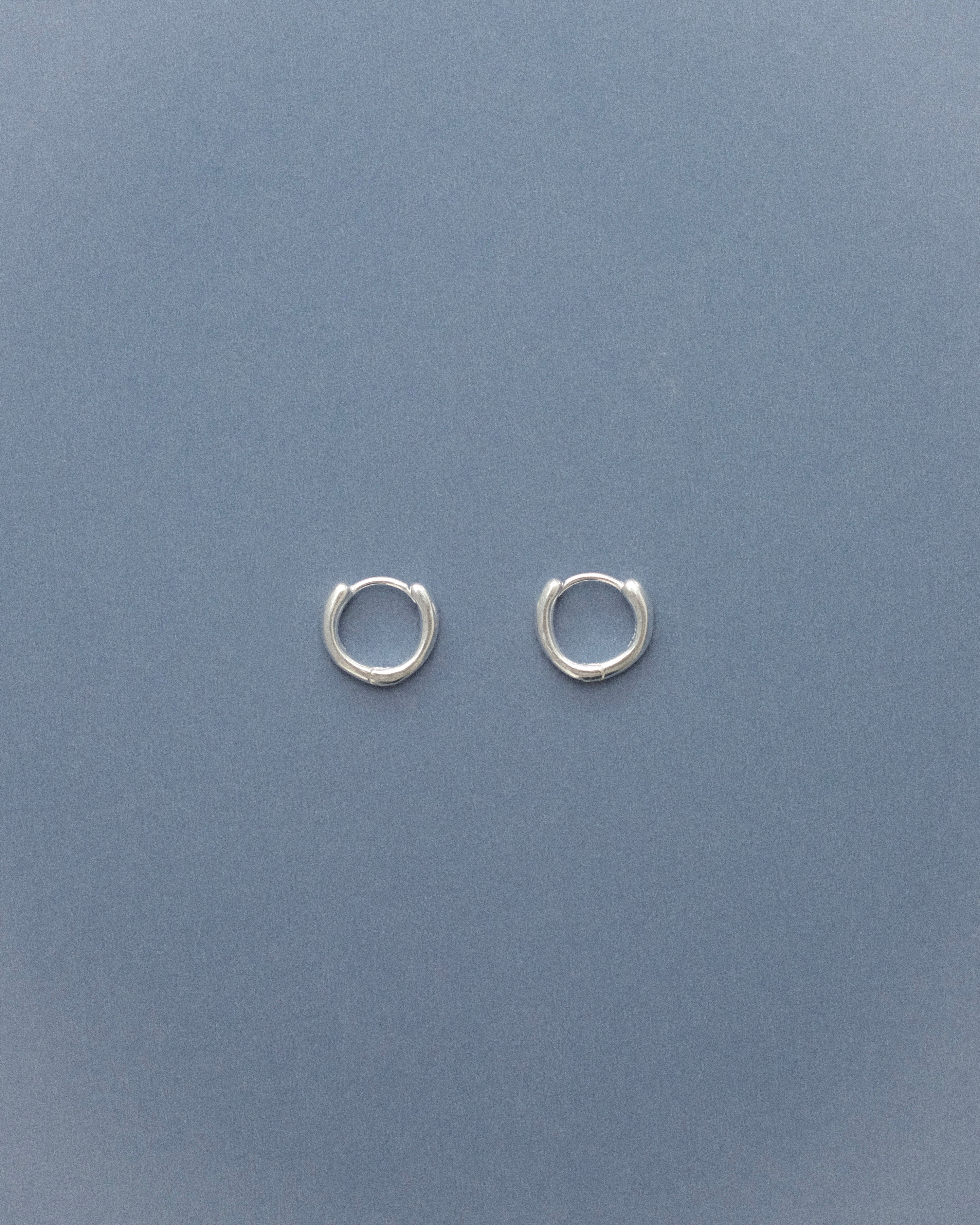Tamera Line Sculpture Hoop Earrings