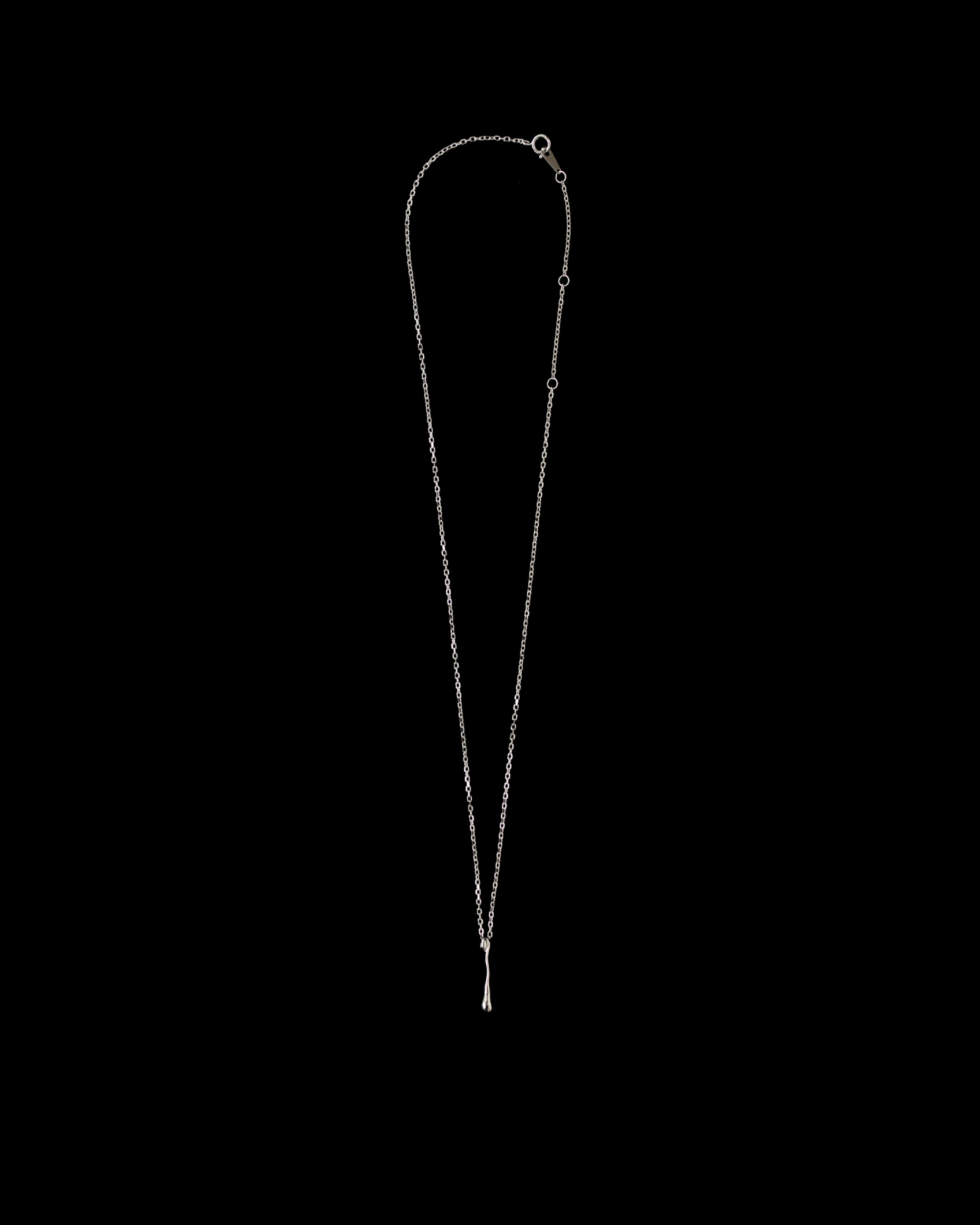 Freja Fluid Drop Pendant Necklace