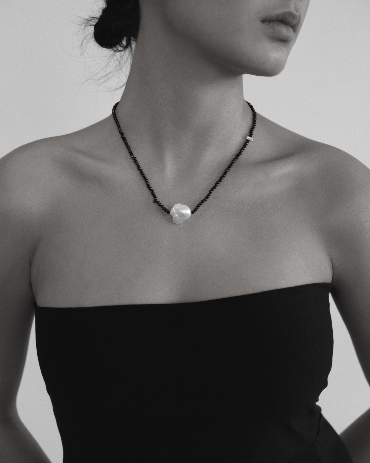 Her Choker Pearl Necklace