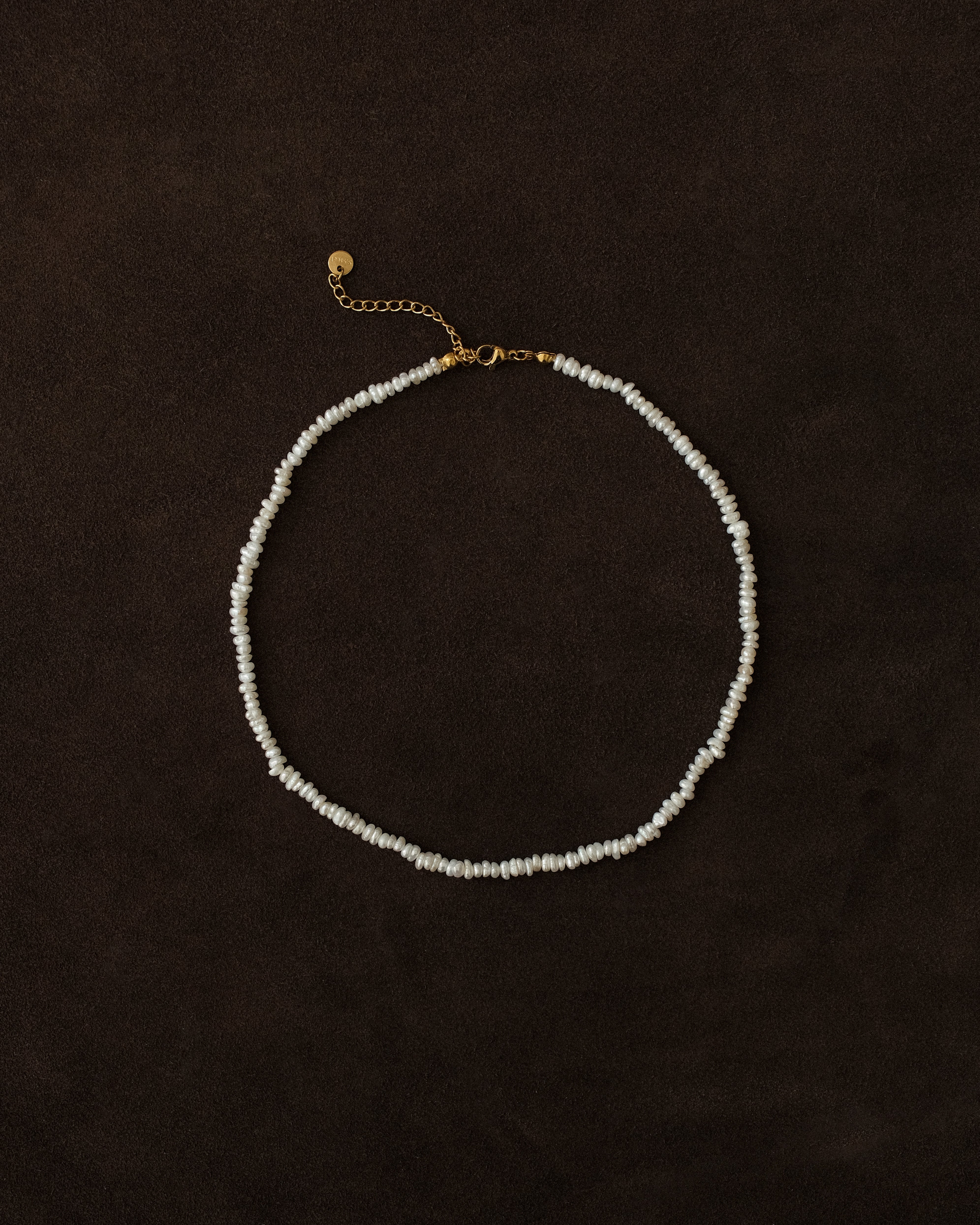 Belén Tiny Baroque Pearl Necklace