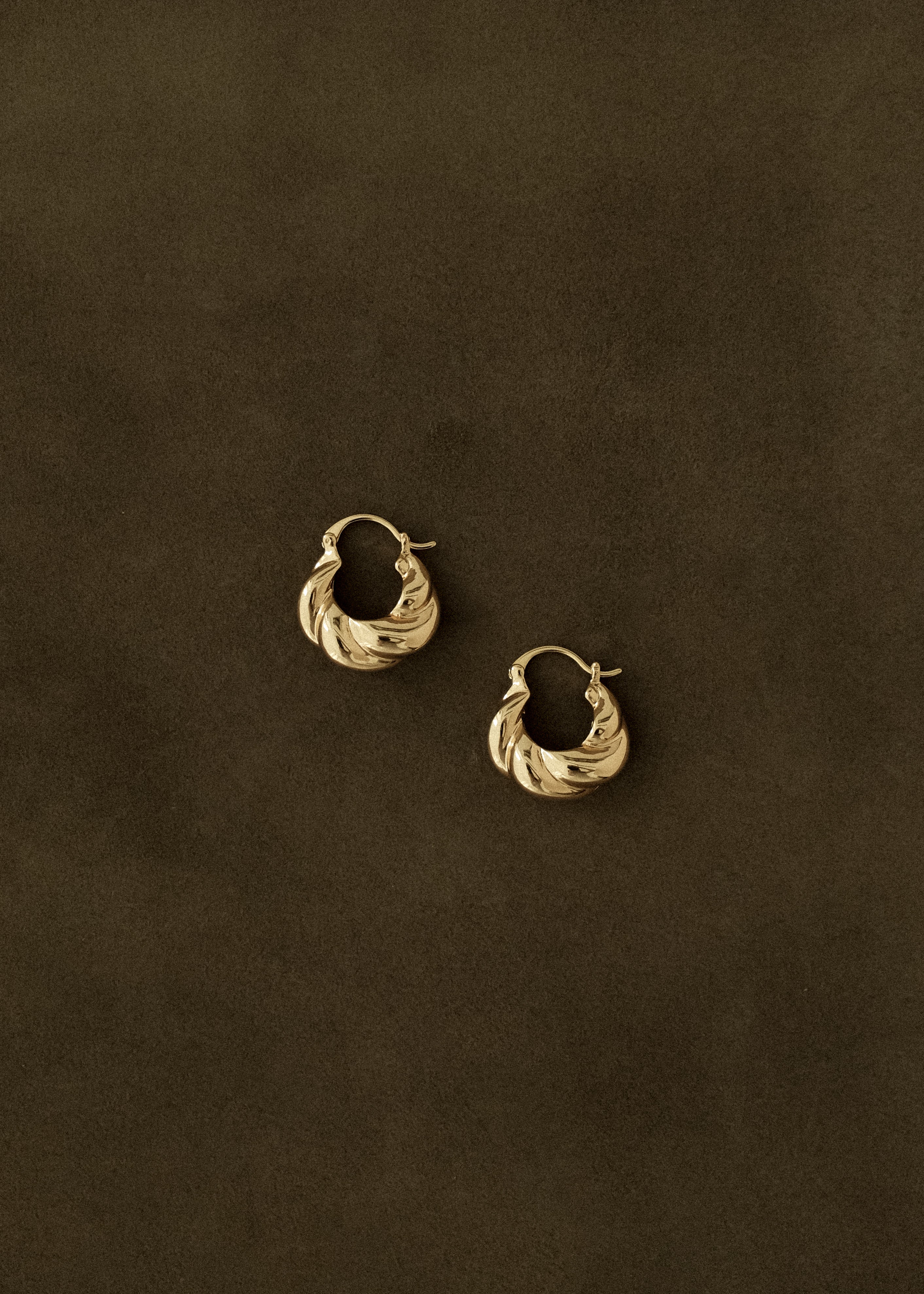 Arja Twisted Hoop Earrings