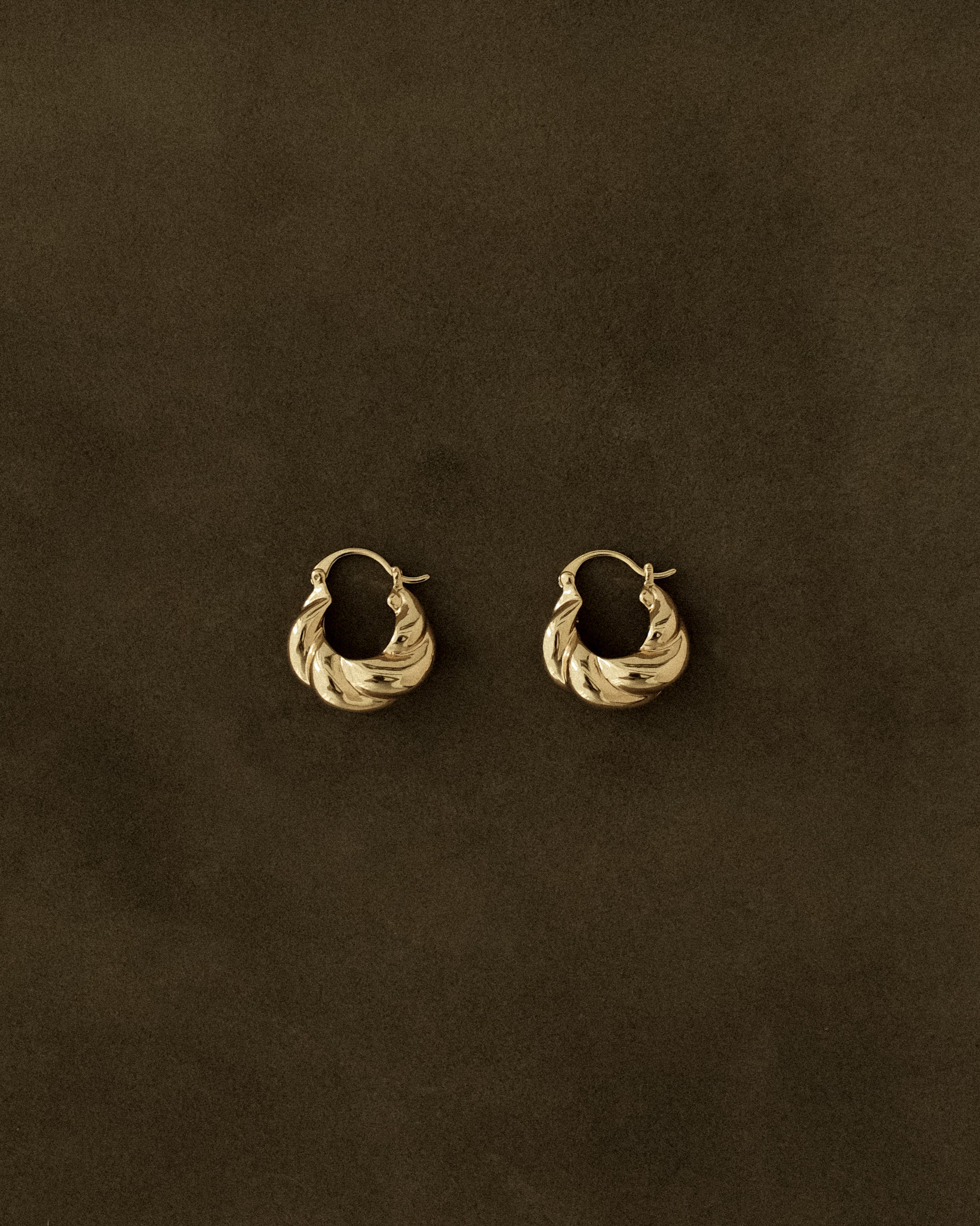 Arja Twisted Hoop Earrings