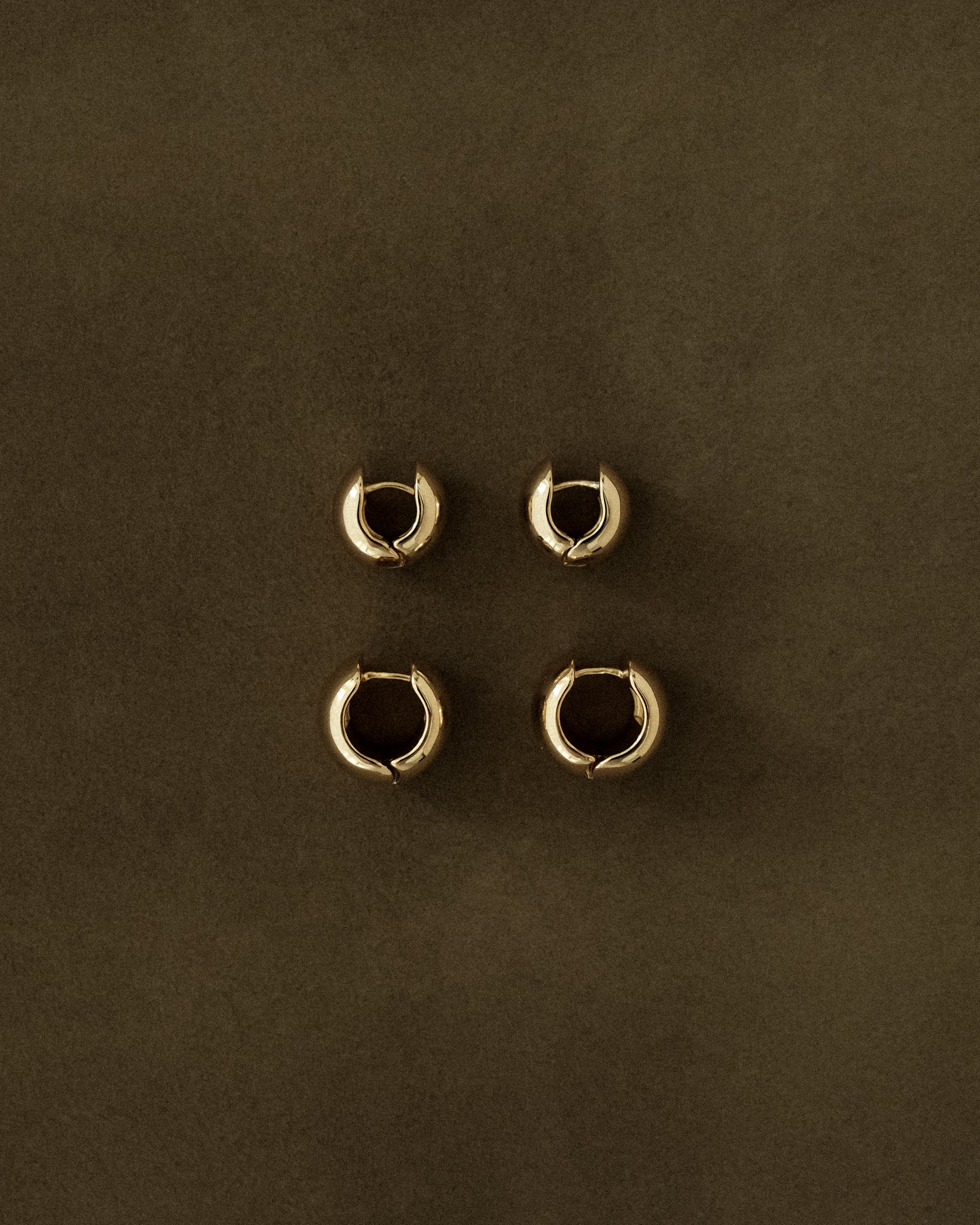 Petite Emora Cigar Hoop Earrings