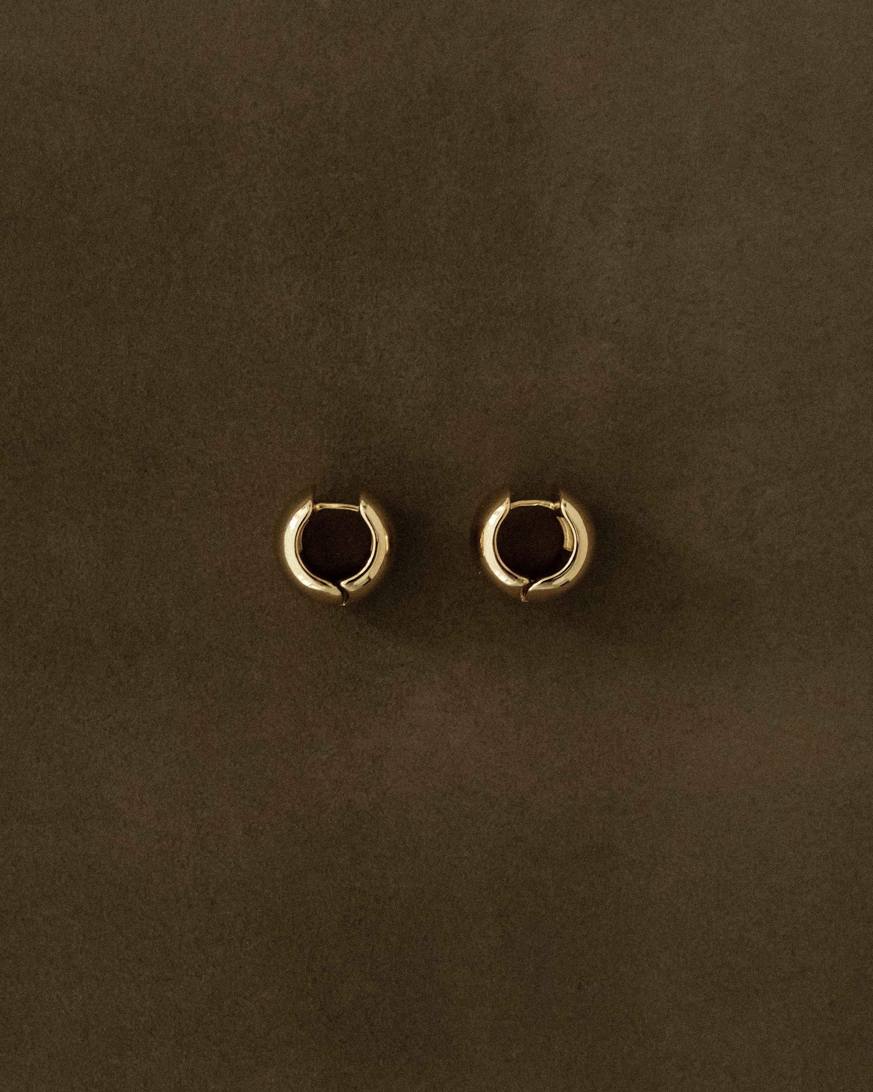 Bold Emora Cigar Hoop Earrings