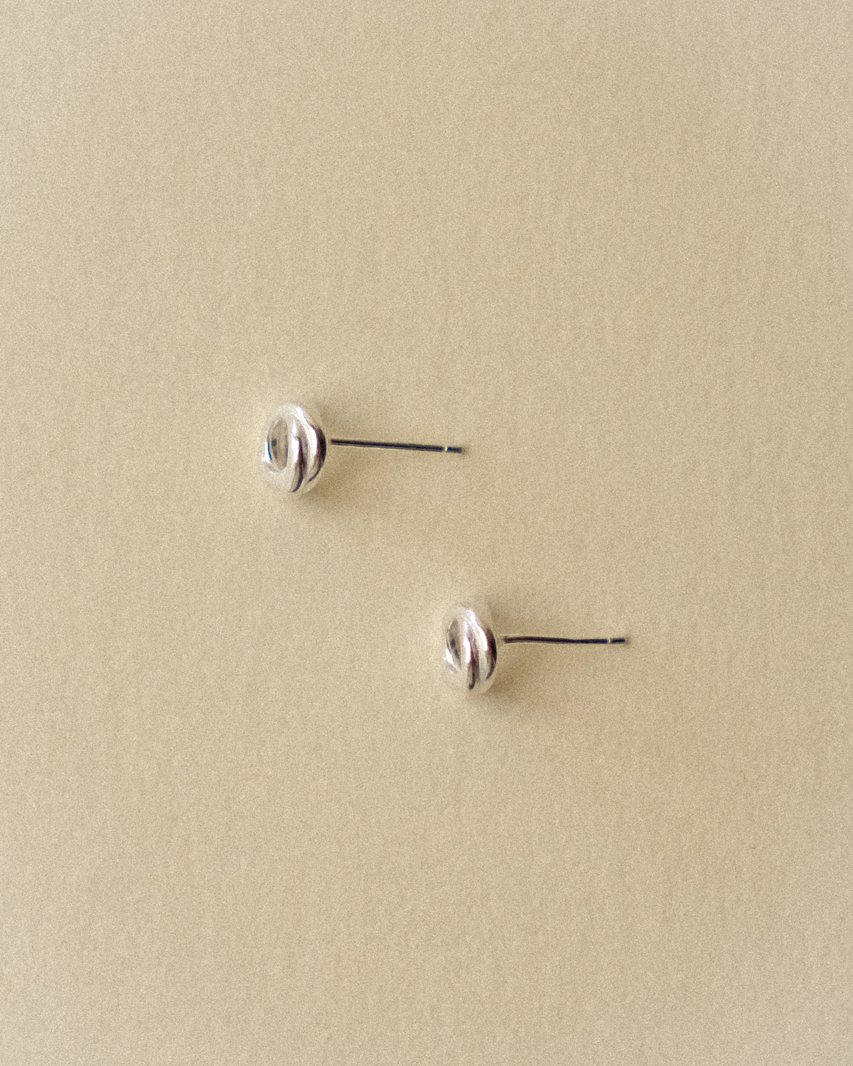 Boullée Tiny Round Intertwined Stud Earrings