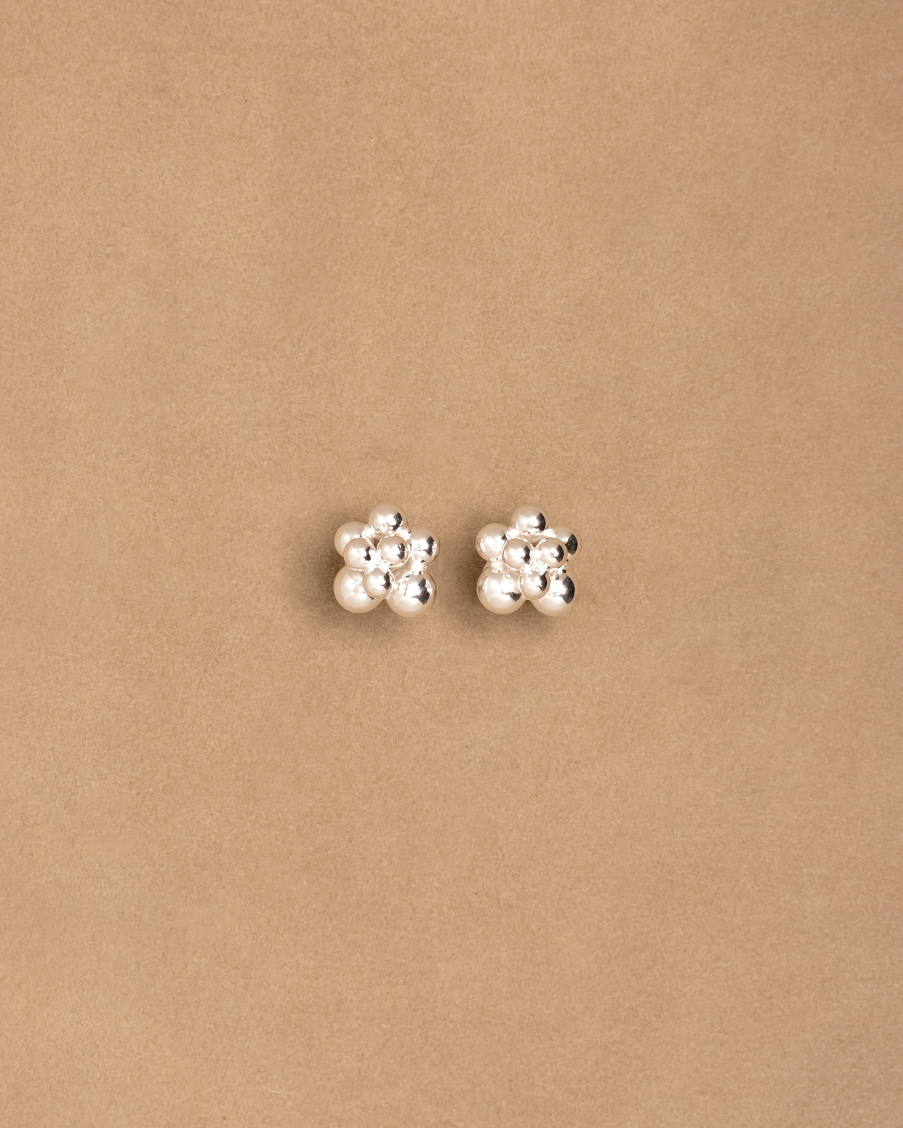 Elinor Bold Bobble Grape Stud Earrings