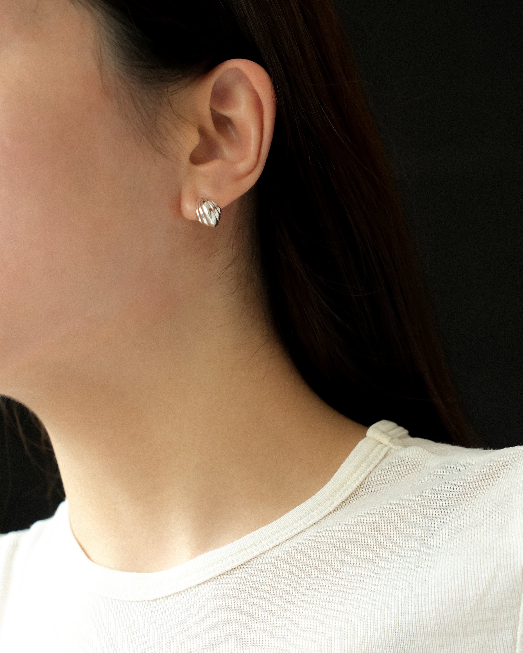 Nota Bottega Dupe Stave Stud Earrings