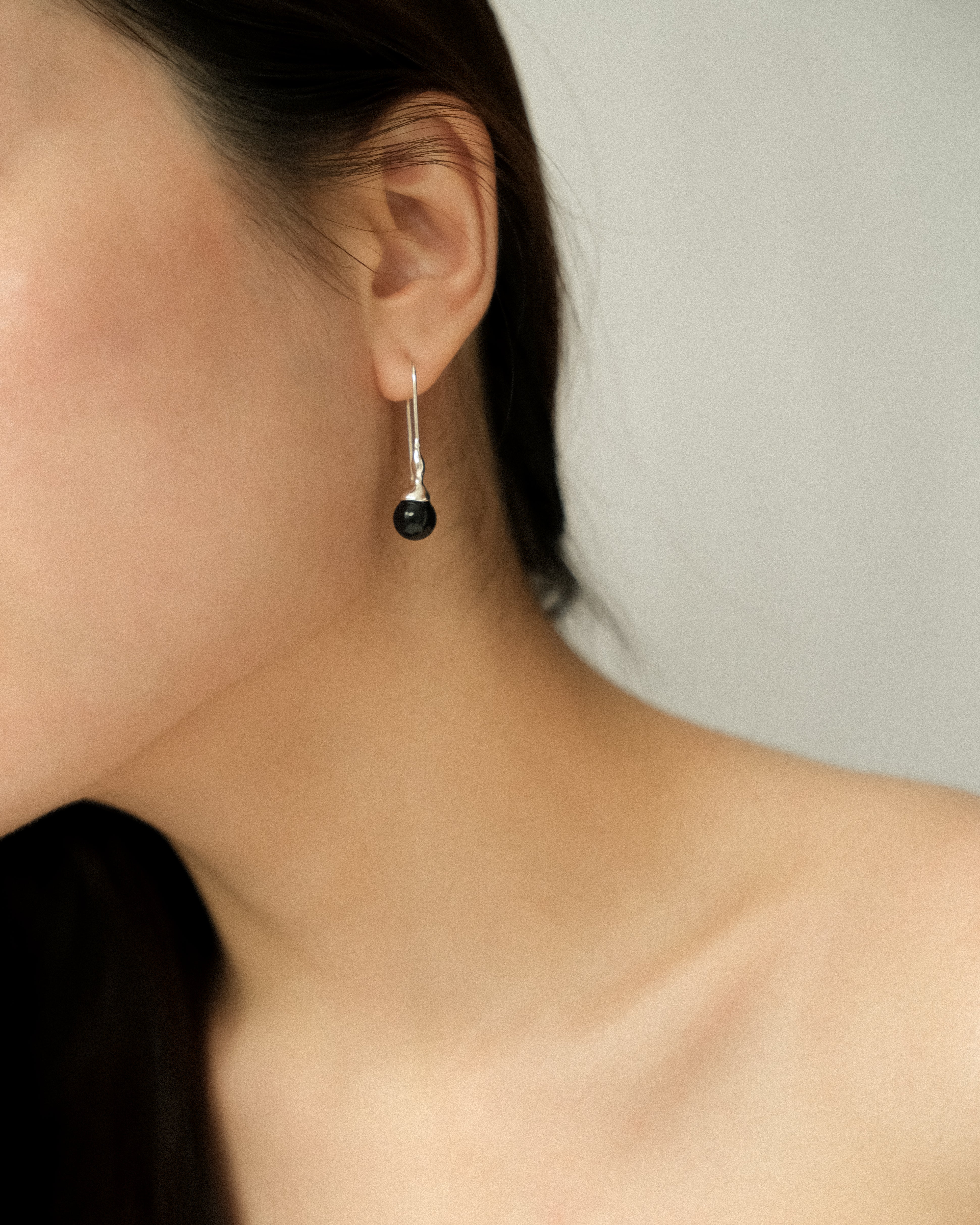 Seja Onyx Dangle Earrings