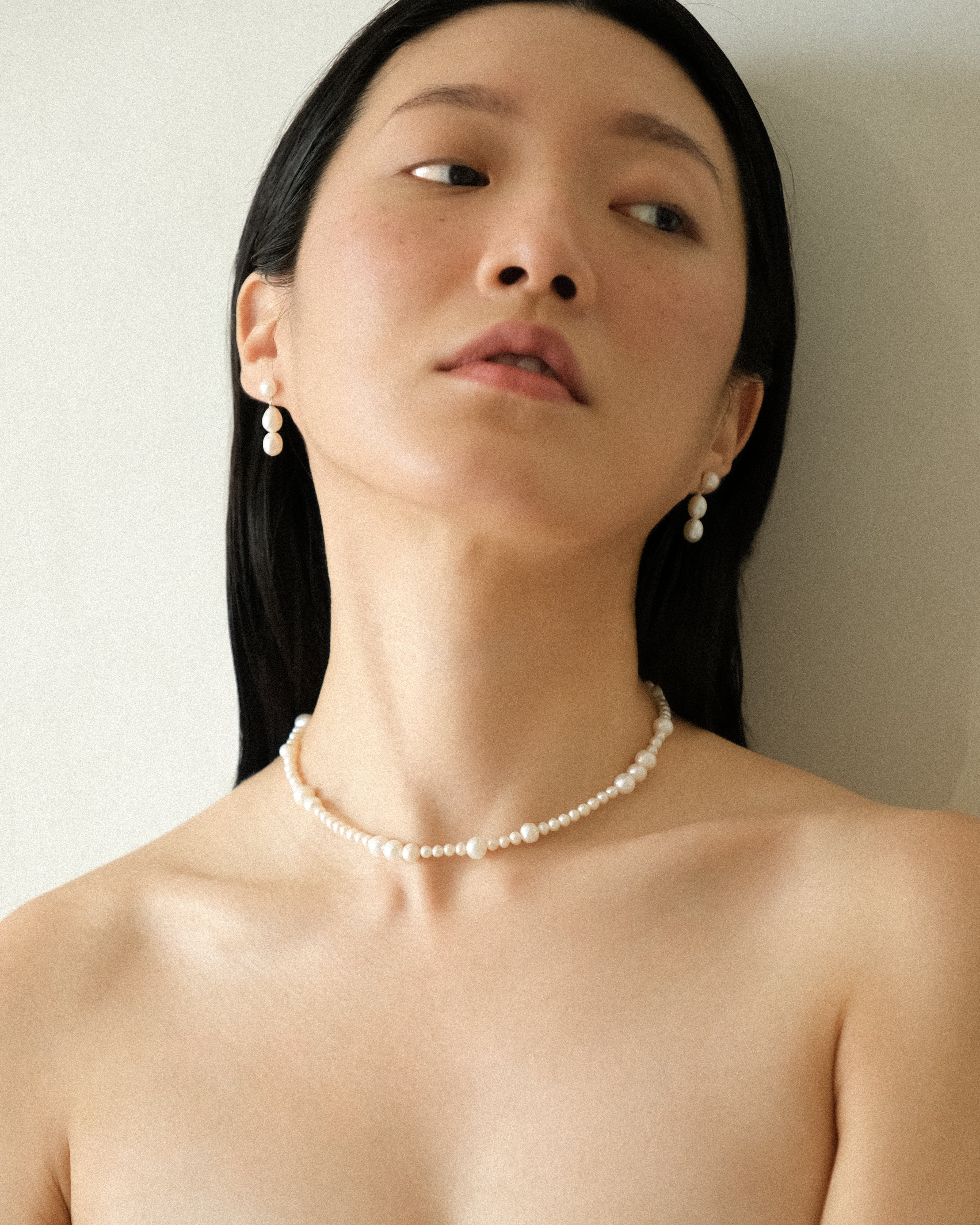 Liora Fresh Water Pearl Dangle Stud Earrings