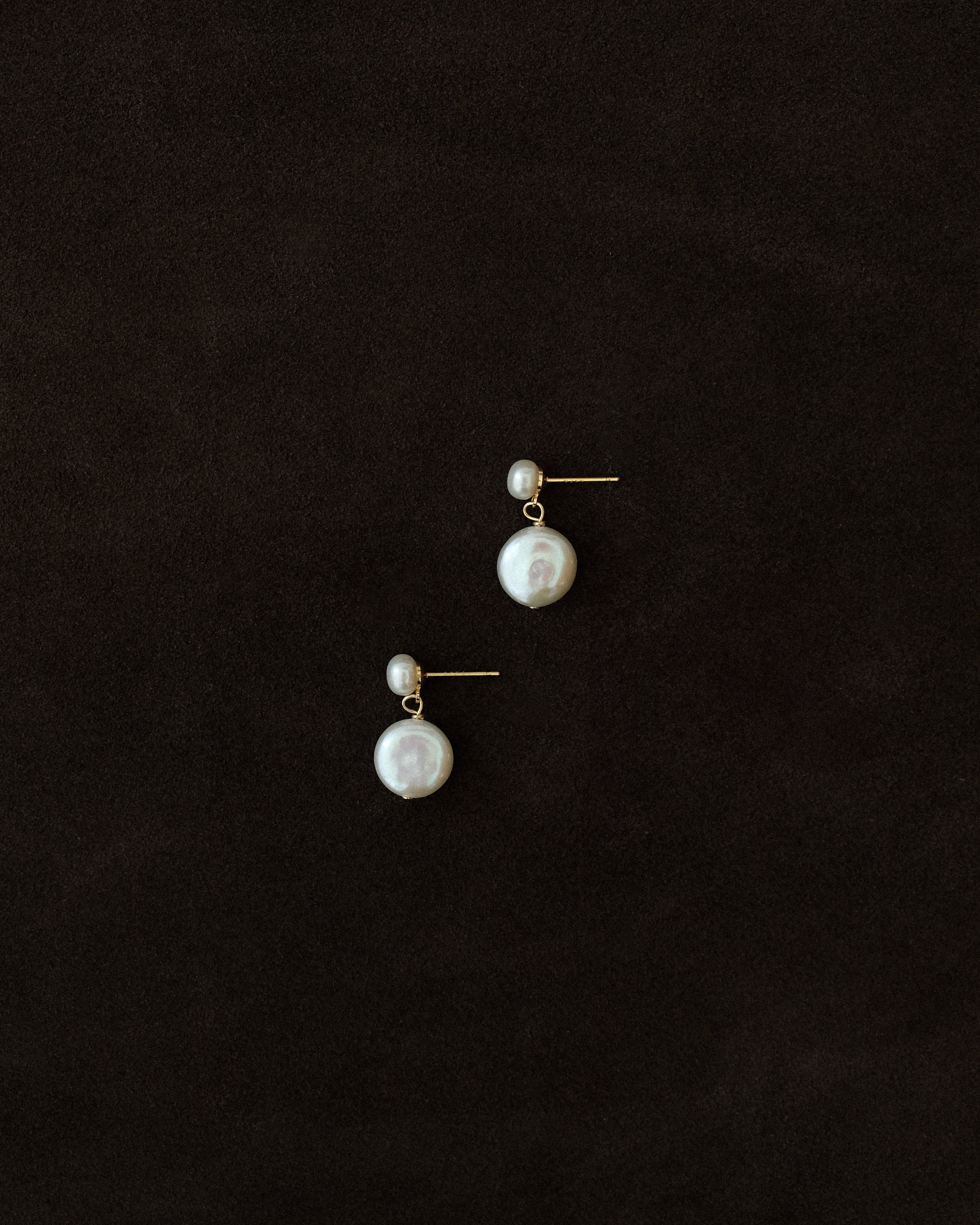 Iora Fresh Water Pearl Dangle Stud Earrings