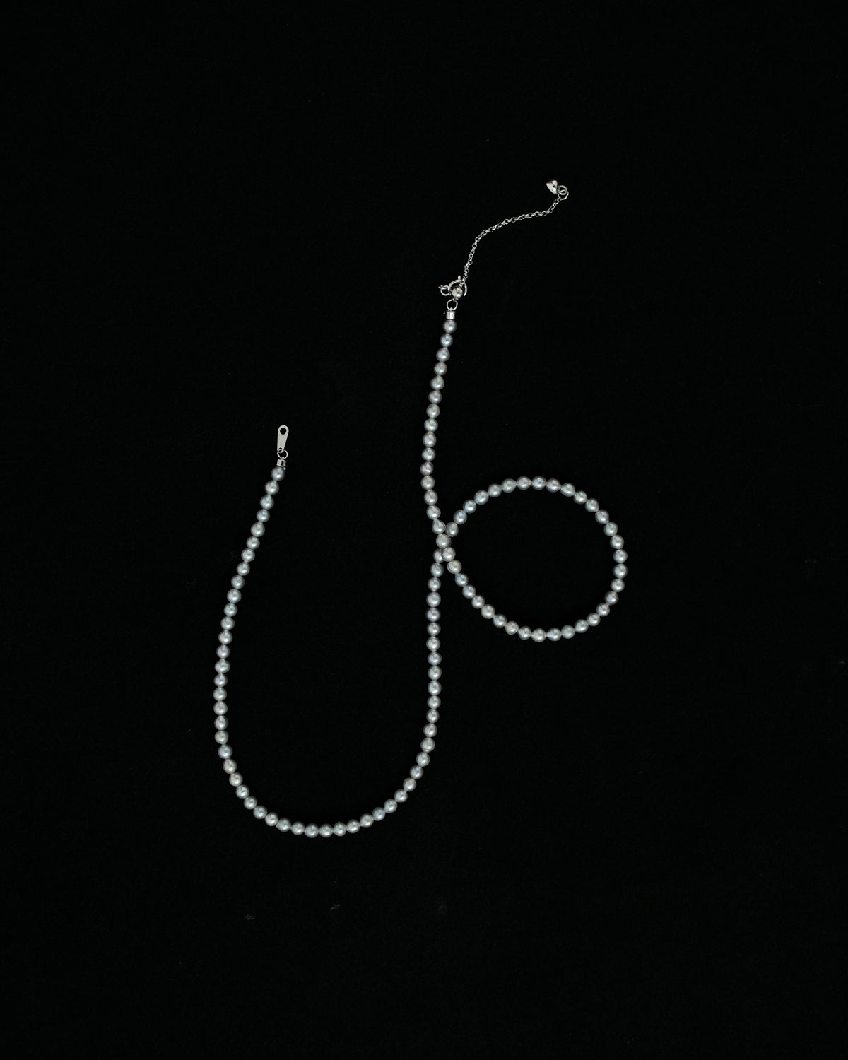 Uleia Cadet Blue Keshi Pearl Necklace