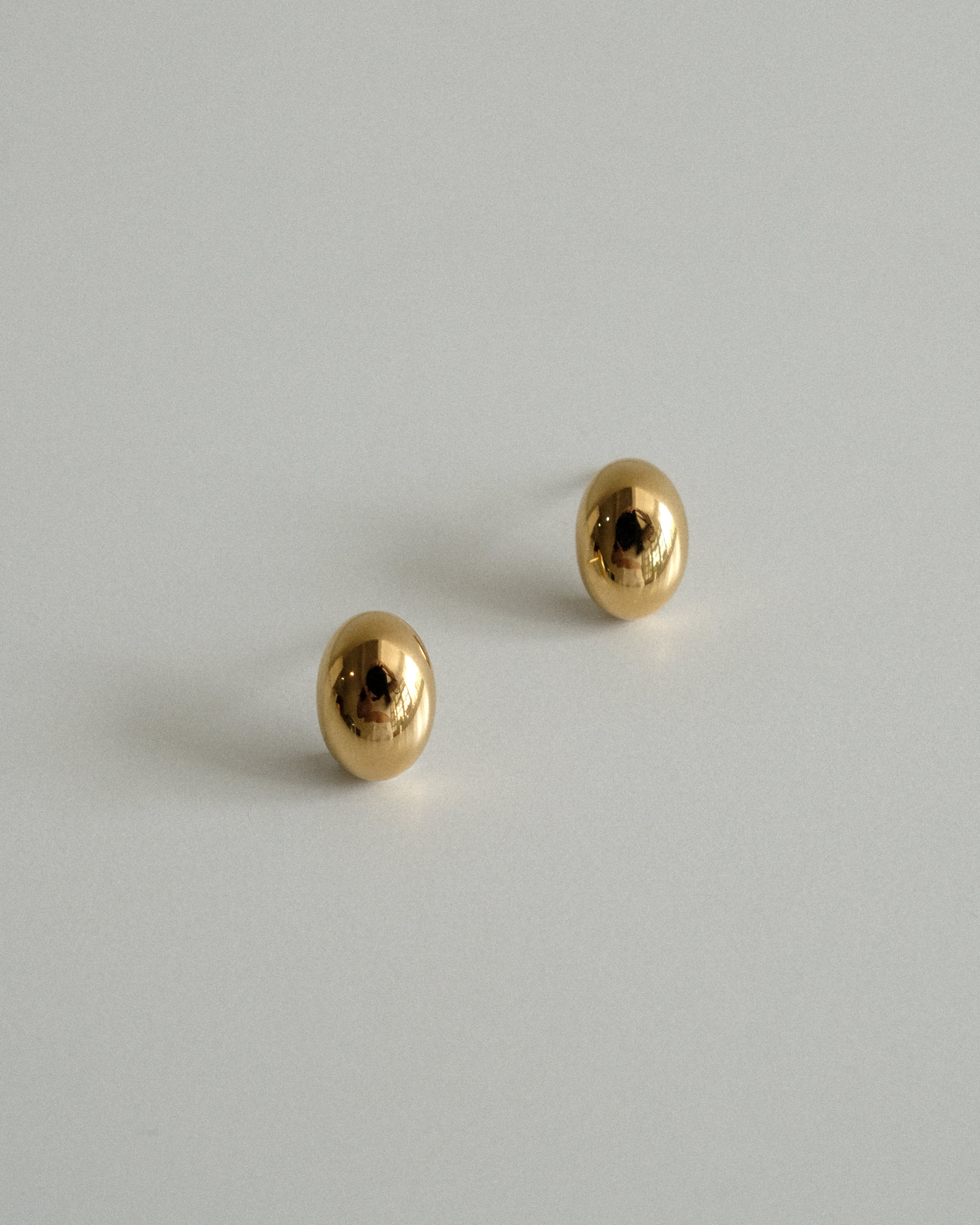 Heloisa Dome Egg Stud Earrings