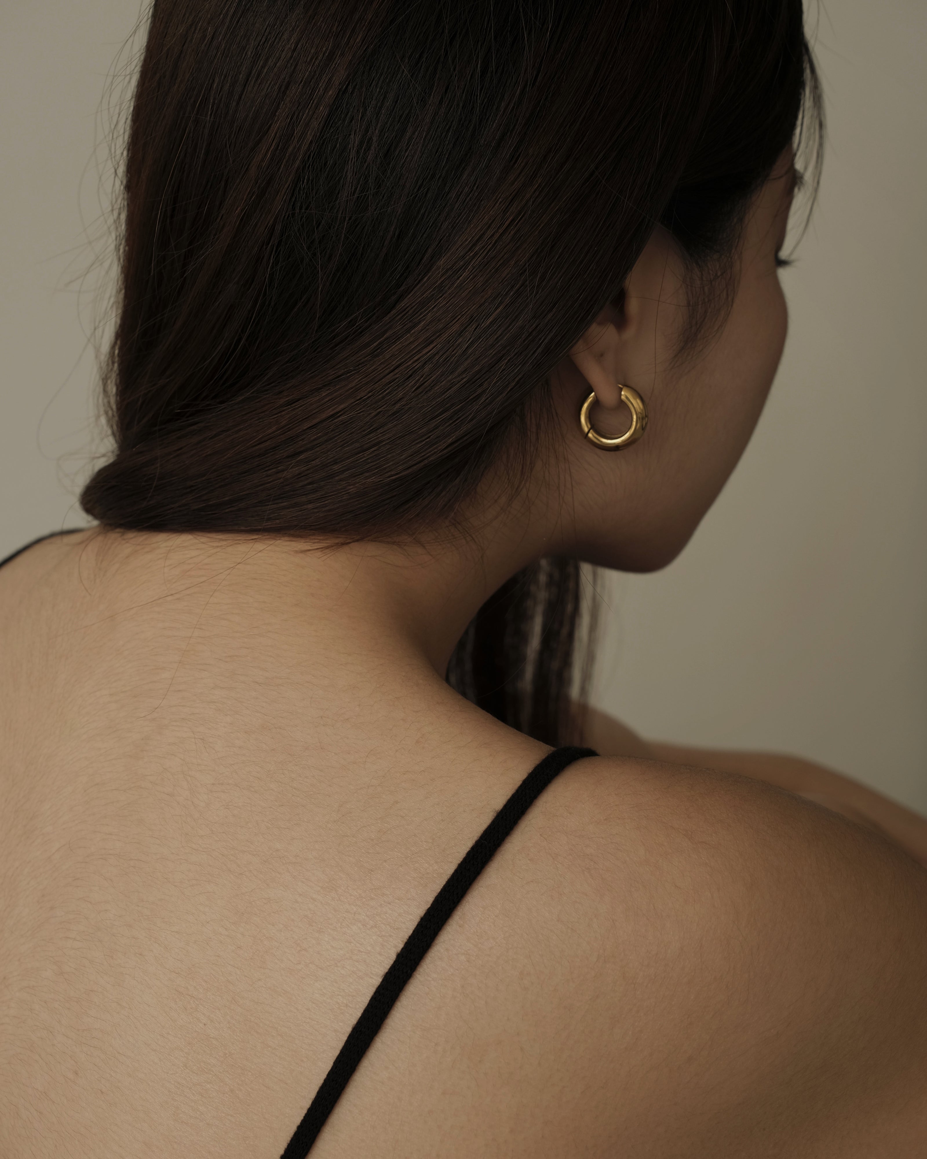 Bold Huggie Hoop Earrings