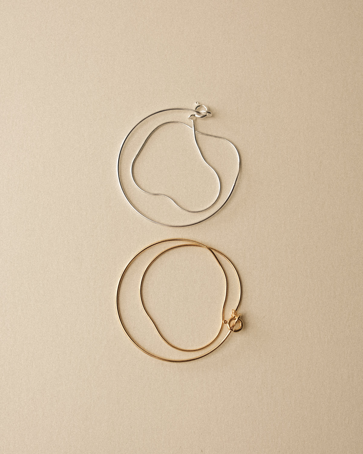 Giotto Layered Bangle Snake Chain Bracelet