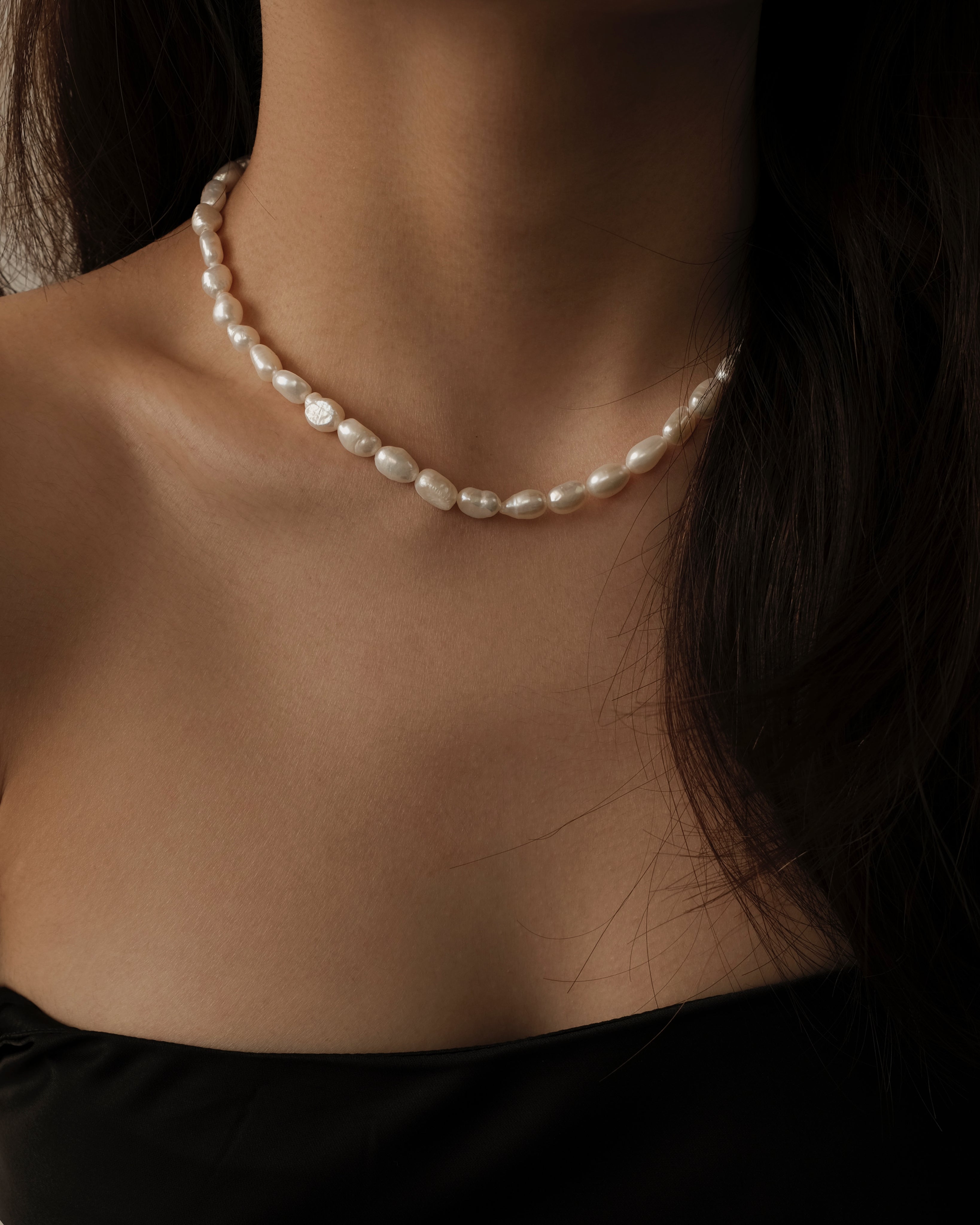 Gret Baroque Pearl Choker Necklace