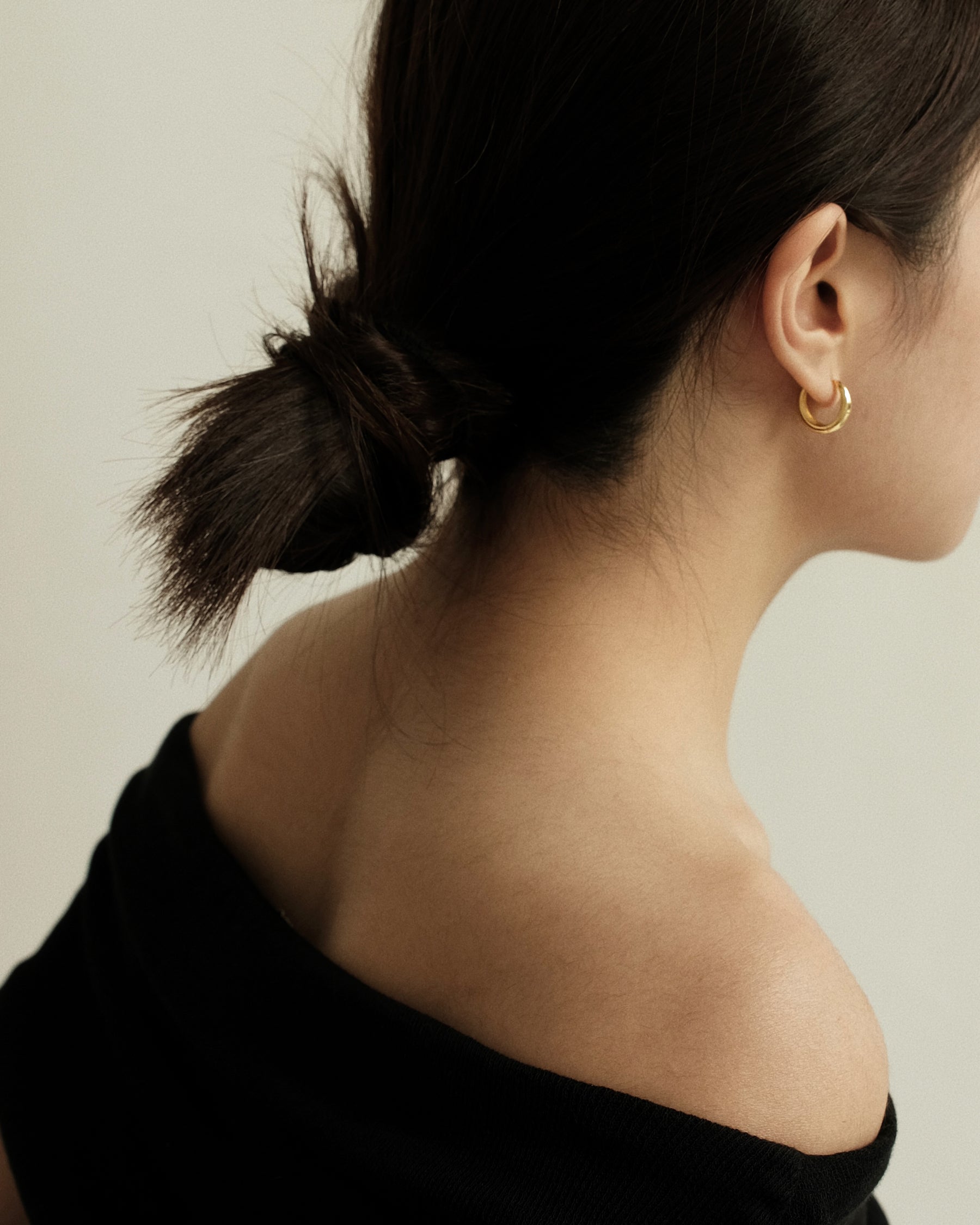 Lacie Dome Hoop Earrings